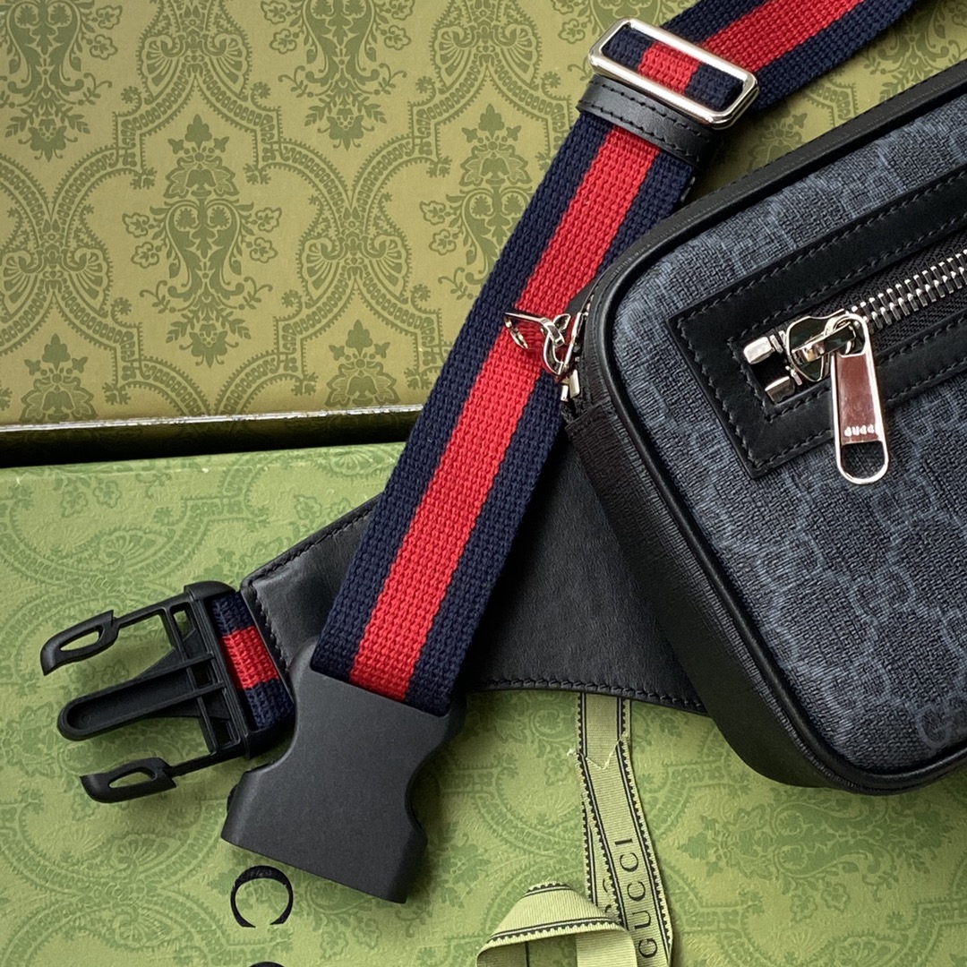 Gucci GG Black Belt Bag(24-14-5CM) - DopestKickz