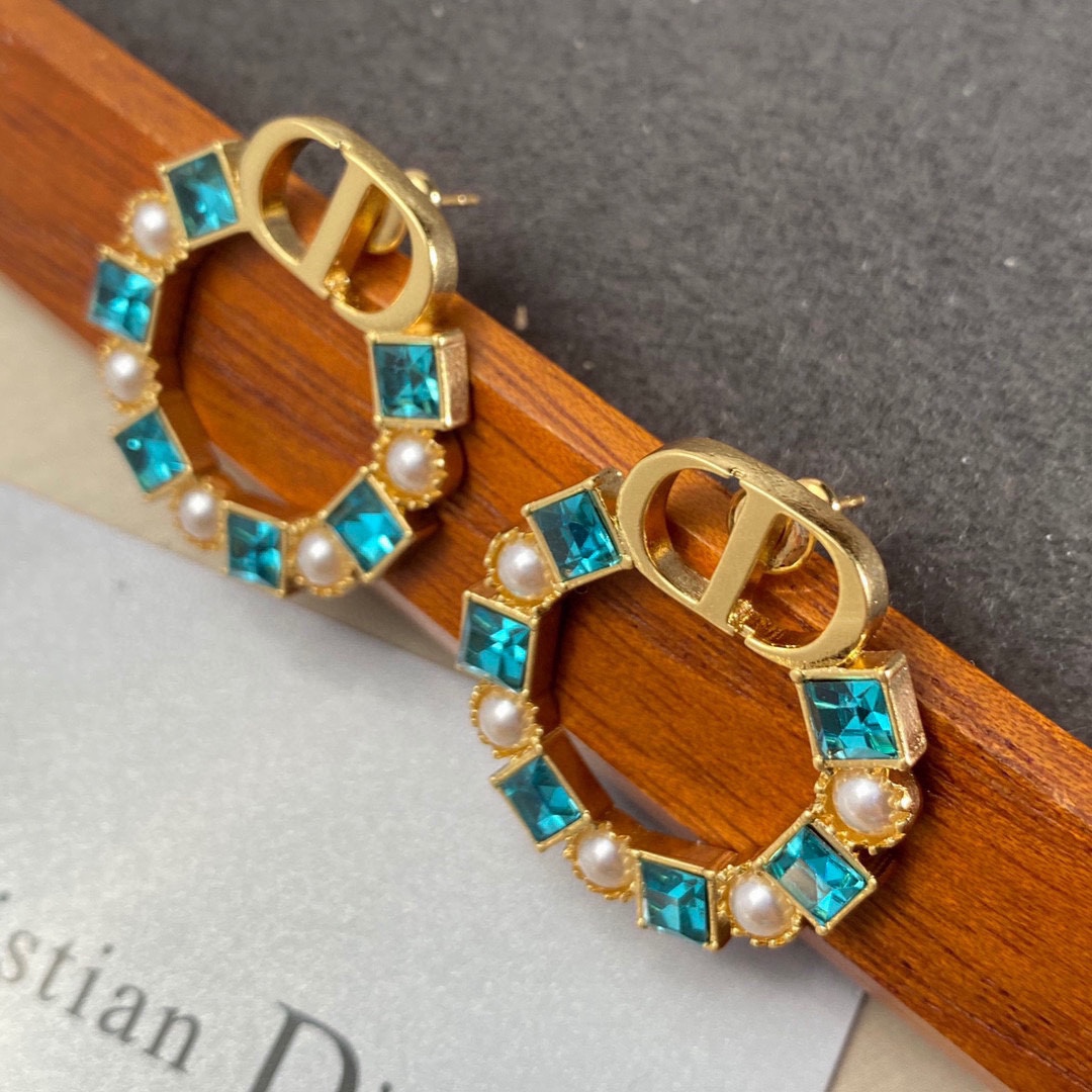 Dior Petit CD Earrings - DopestKickz