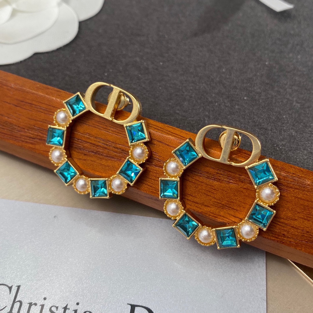 Dior Petit CD Earrings - DopestKickz