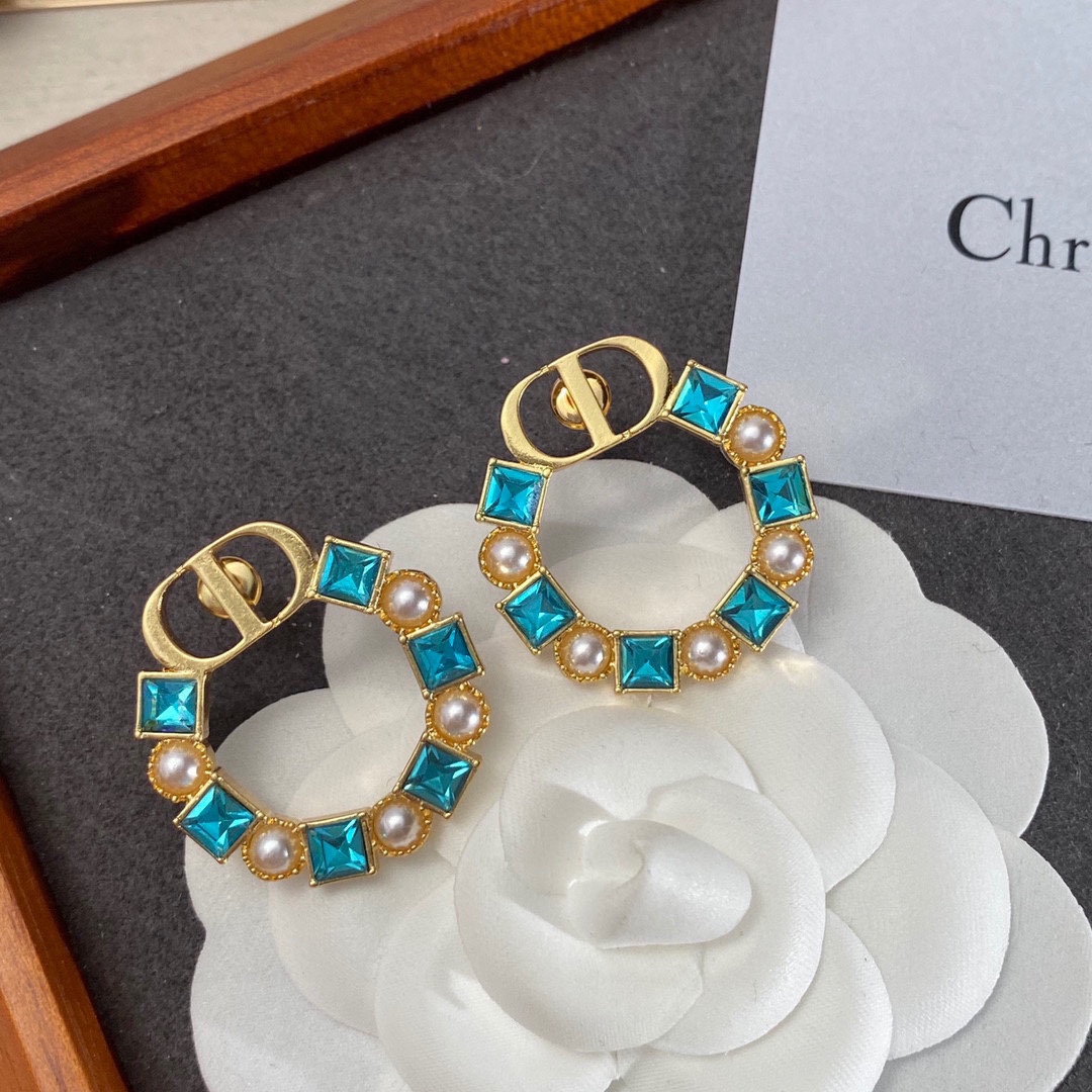 Dior Petit CD Earrings - DopestKickz