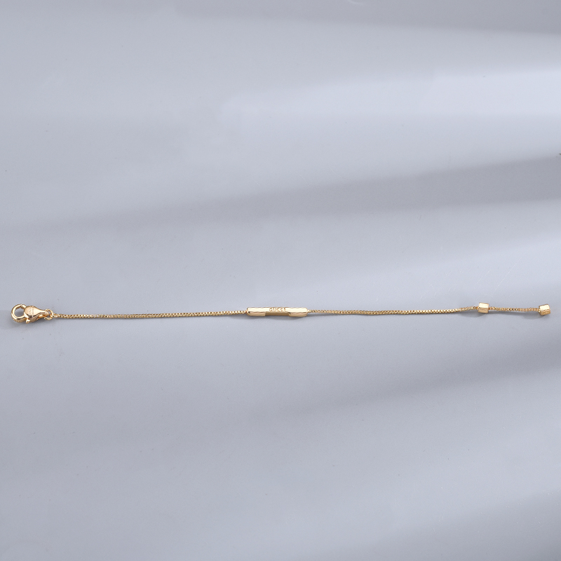 Gucci  Link To Love Bracelet With 'Gucci' Bar - DopestKickz
