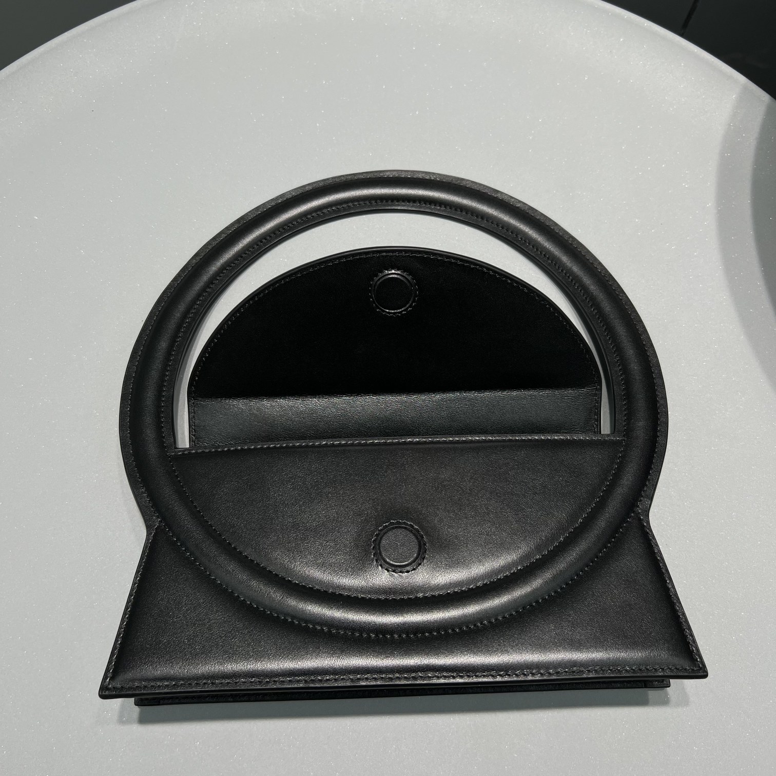 Jacquemus Le Sac Rond Circle Purse In Black(26-13-6cm) - DopestKickz