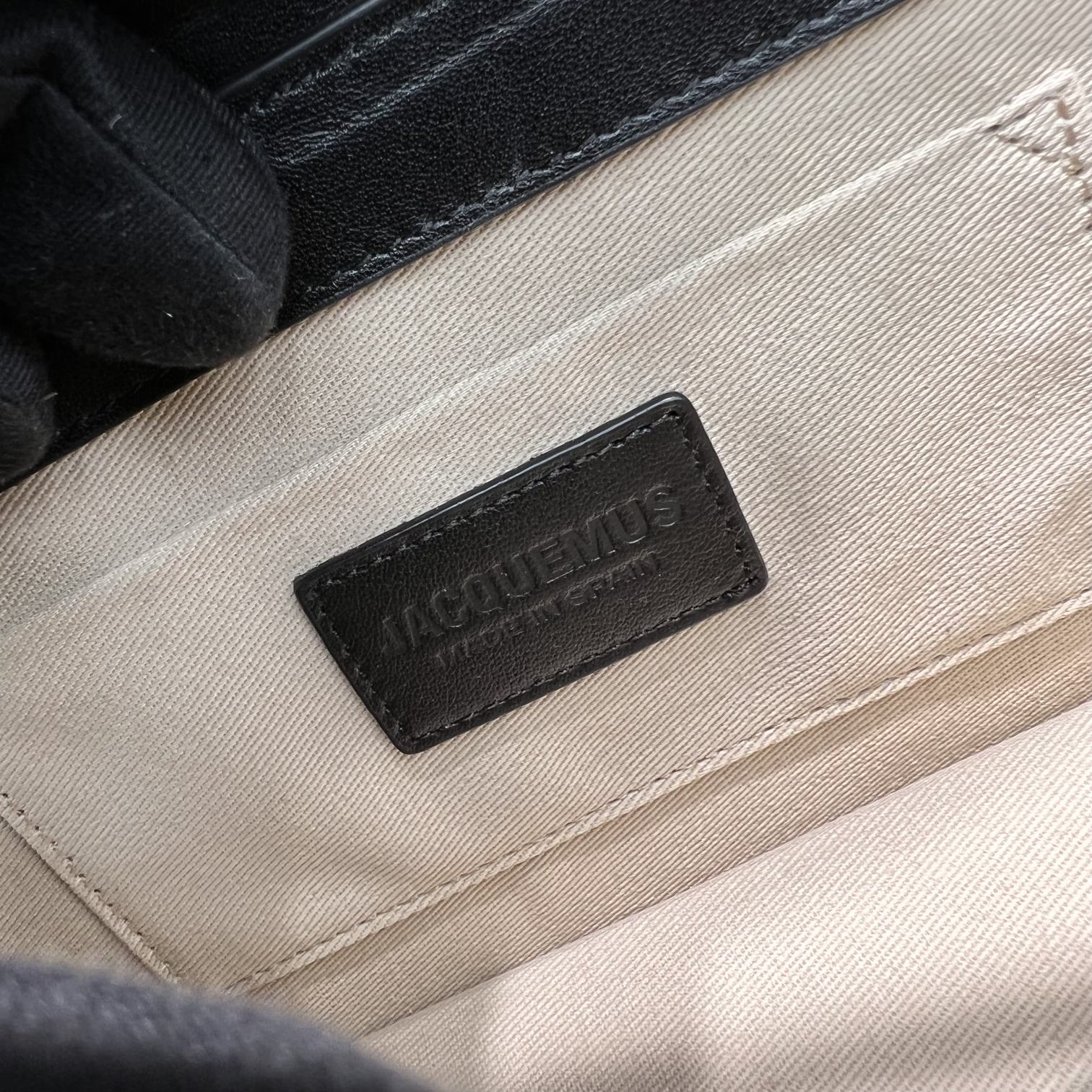 Jacquemus Le Sac Rond Circle Purse In Black(26-13-6cm) - DopestKickz