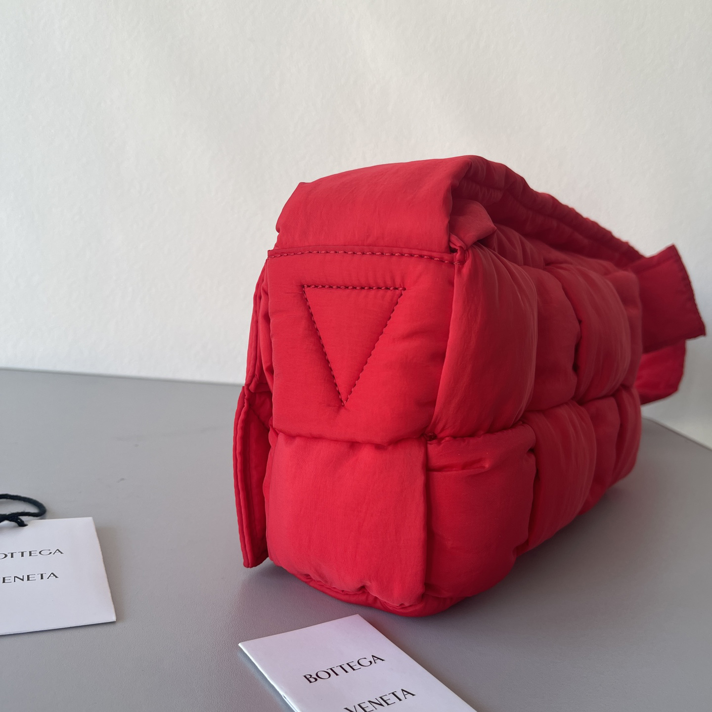 Bottega Veneta Padded Tech Cassette Padded Intreccio Nylon Cross-Body Bag(30-15-7.5cm) - DopestKickz