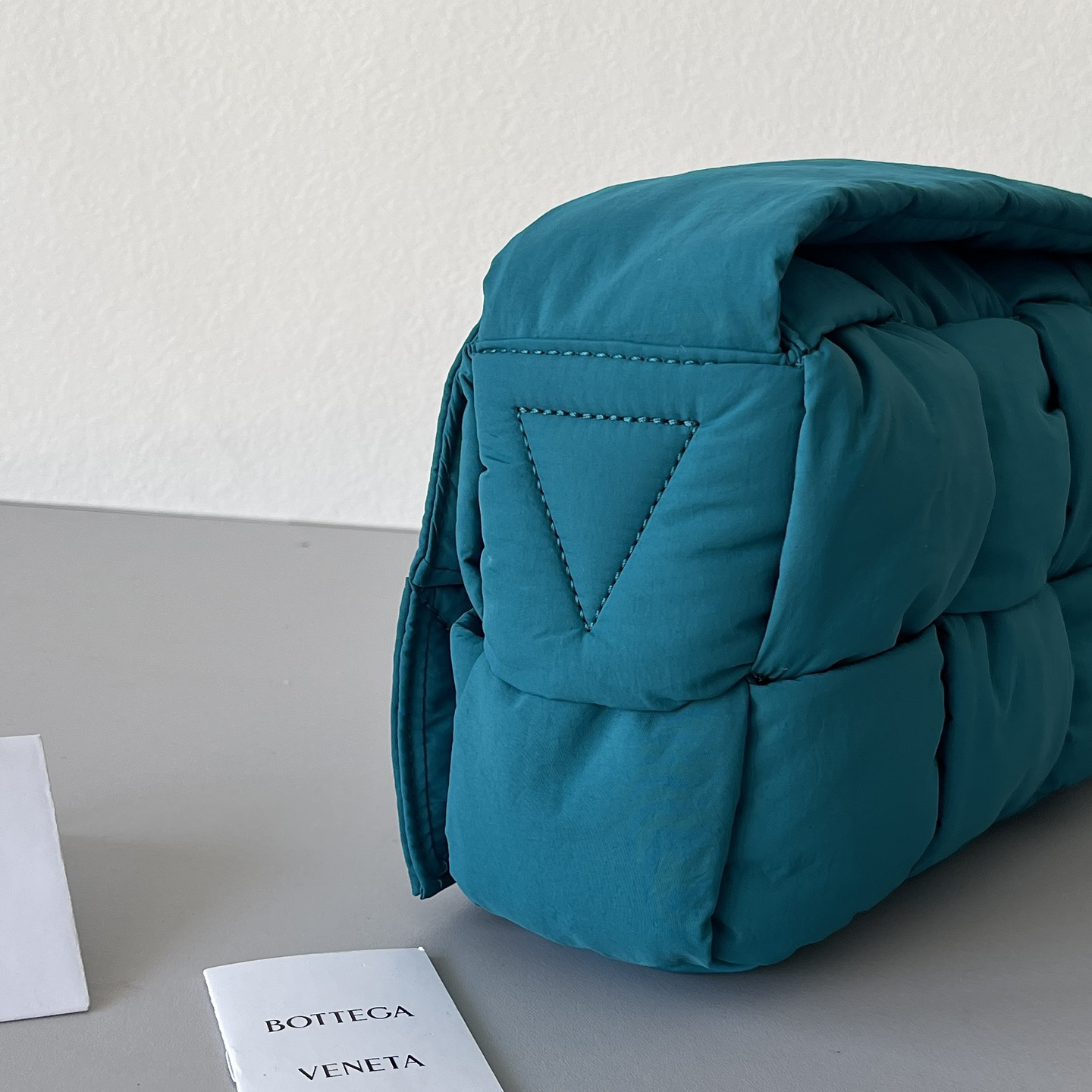 Bottega Veneta Padded Tech Cassette Padded Intreccio Nylon Cross-Body Bag(30-15-7.5cm) - DopestKickz