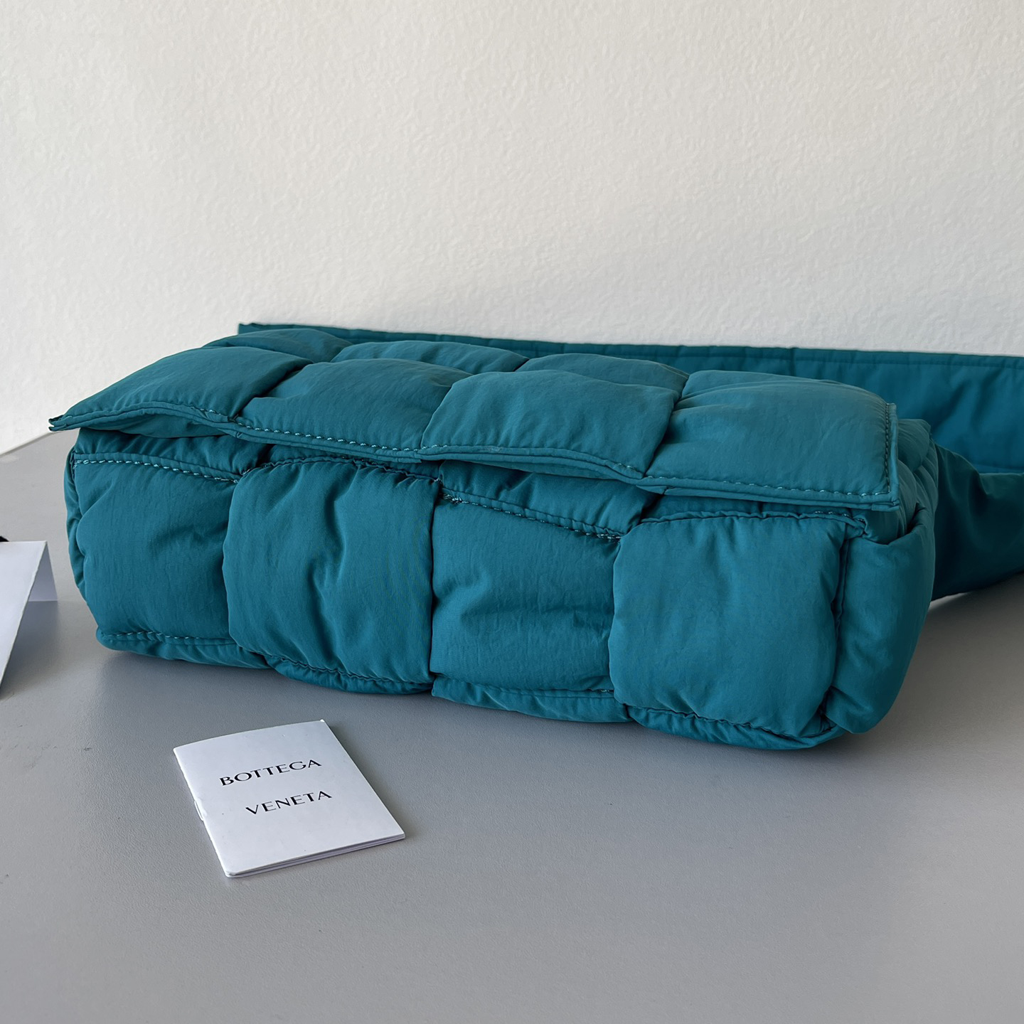 Bottega Veneta Padded Tech Cassette Padded Intreccio Nylon Cross-Body Bag(30-15-7.5cm) - DopestKickz