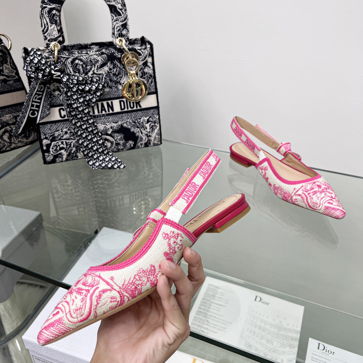 Dior J'adior Slingback Ballerina Flat - DopestKickz