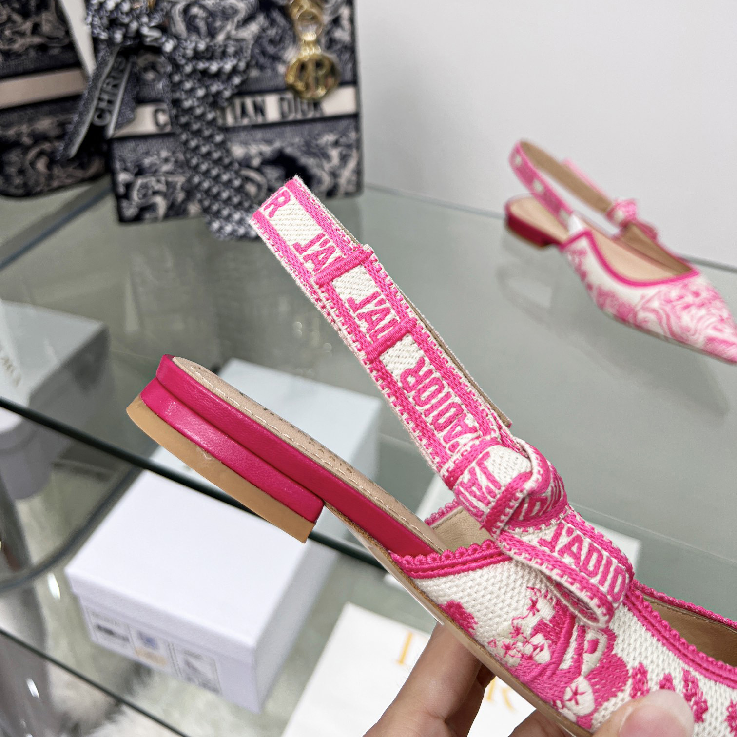 Dior J'adior Slingback Ballerina Flat - DopestKickz