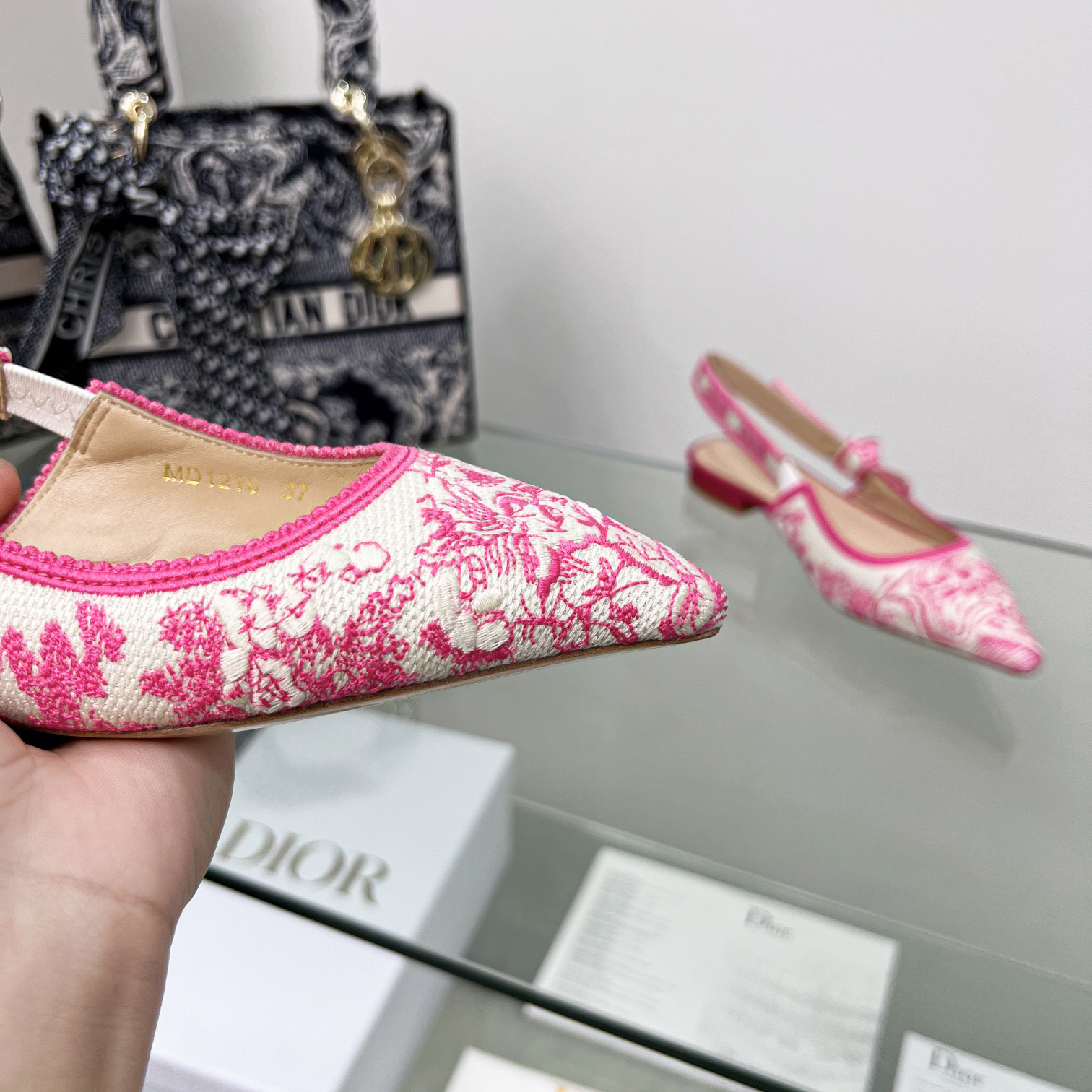 Dior J'adior Slingback Ballerina Flat - DopestKickz