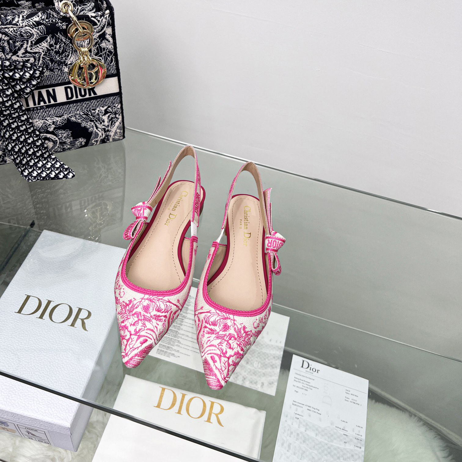 Dior J'adior Slingback Ballerina Flat - DopestKickz