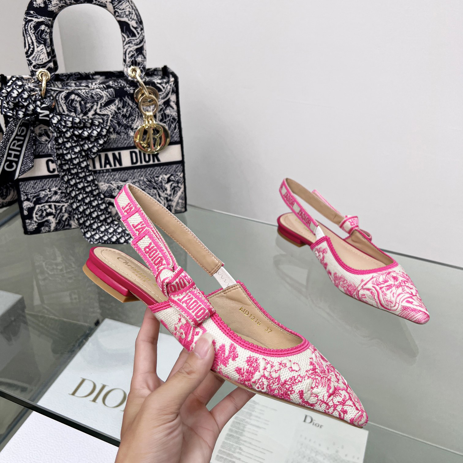 Dior J'adior Slingback Ballerina Flat - DopestKickz