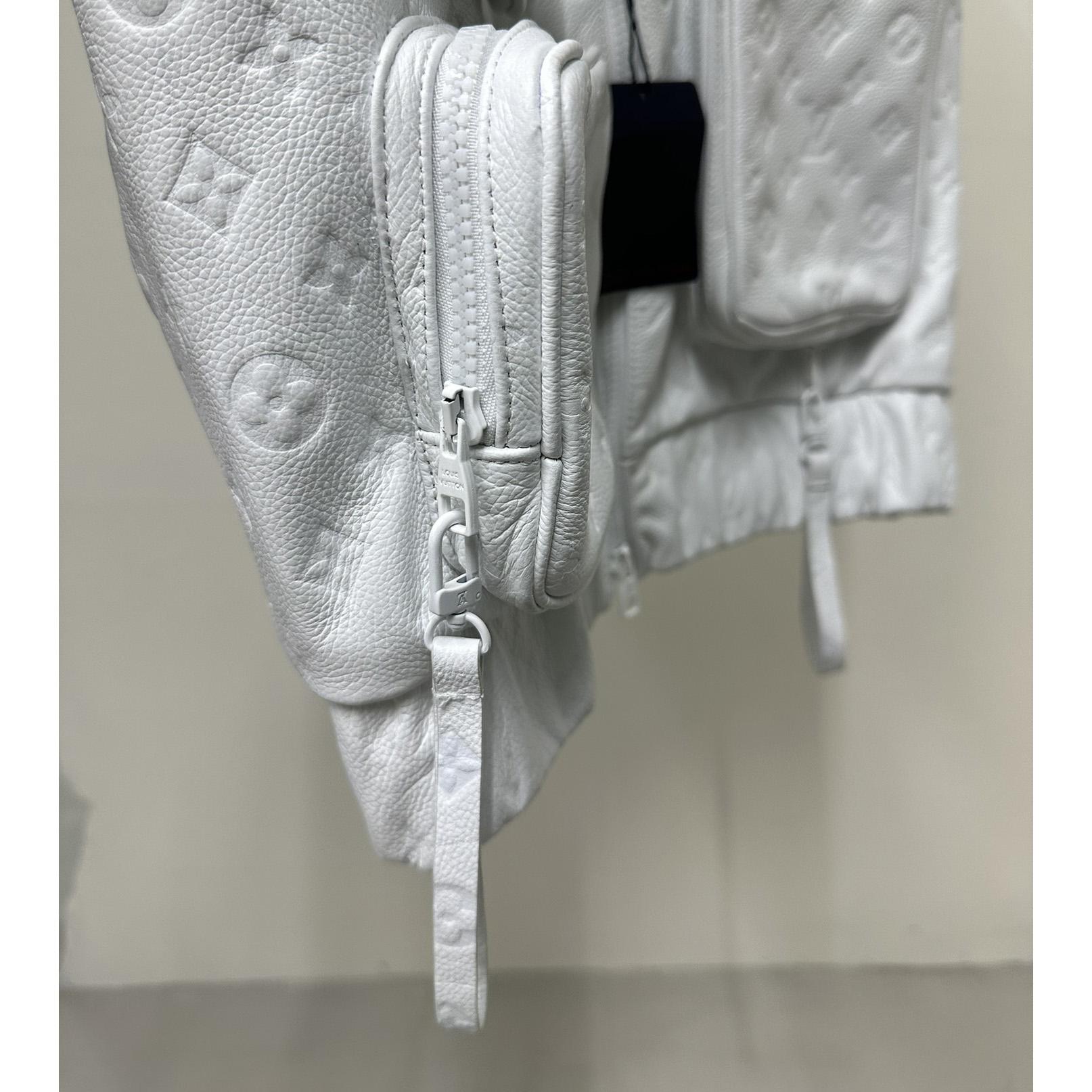 Louis Vuitton Black Monogram Leather Vest - DopestKickz