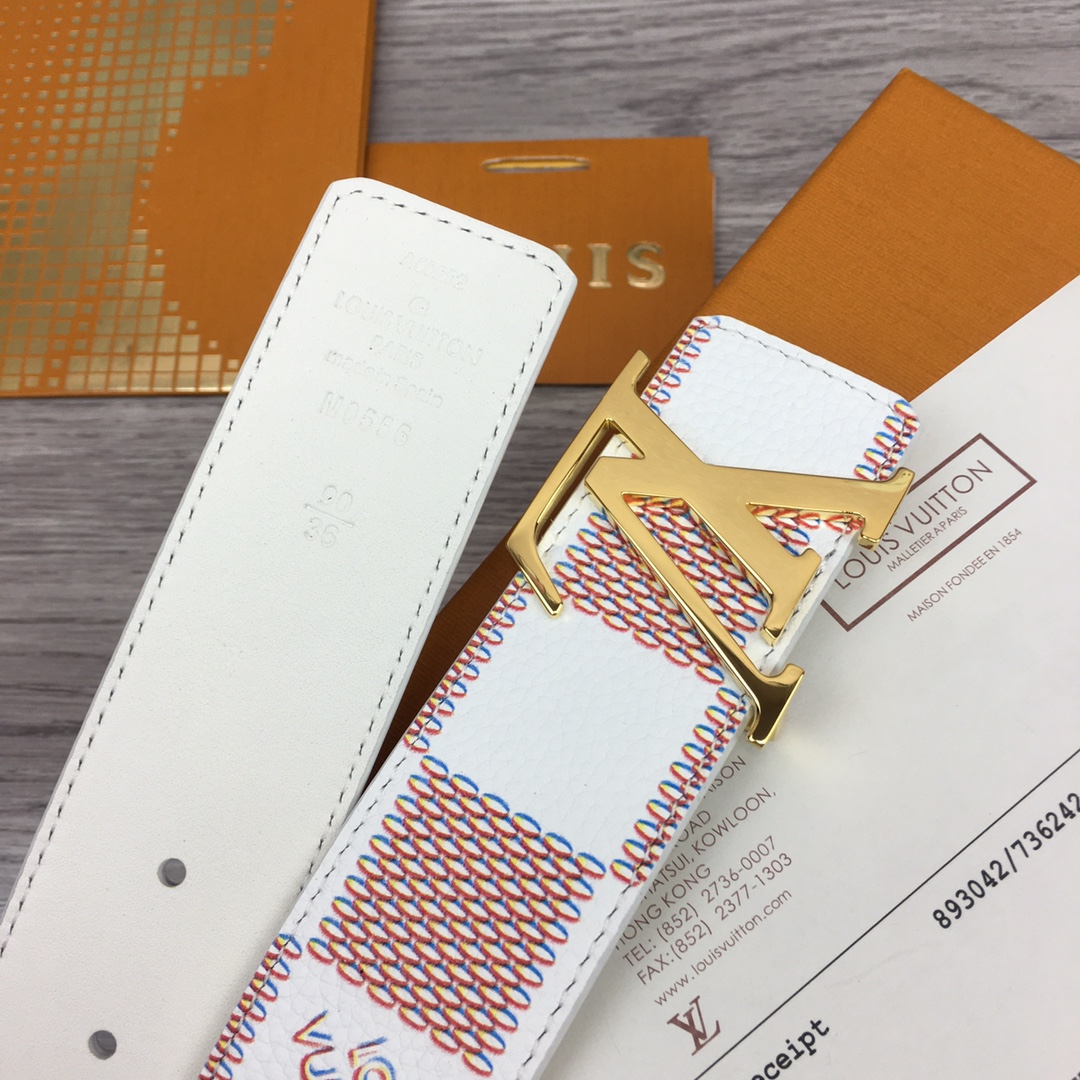 Louis Vuitton LV Optic 40MM Reversible Belt   M0556S - DopestKickz