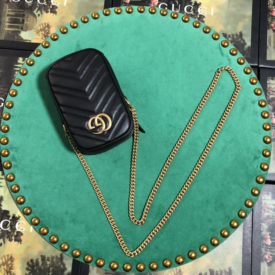 Gucci GG Marmont Mini Bag(10.5-17-5cm) - DopestKickz