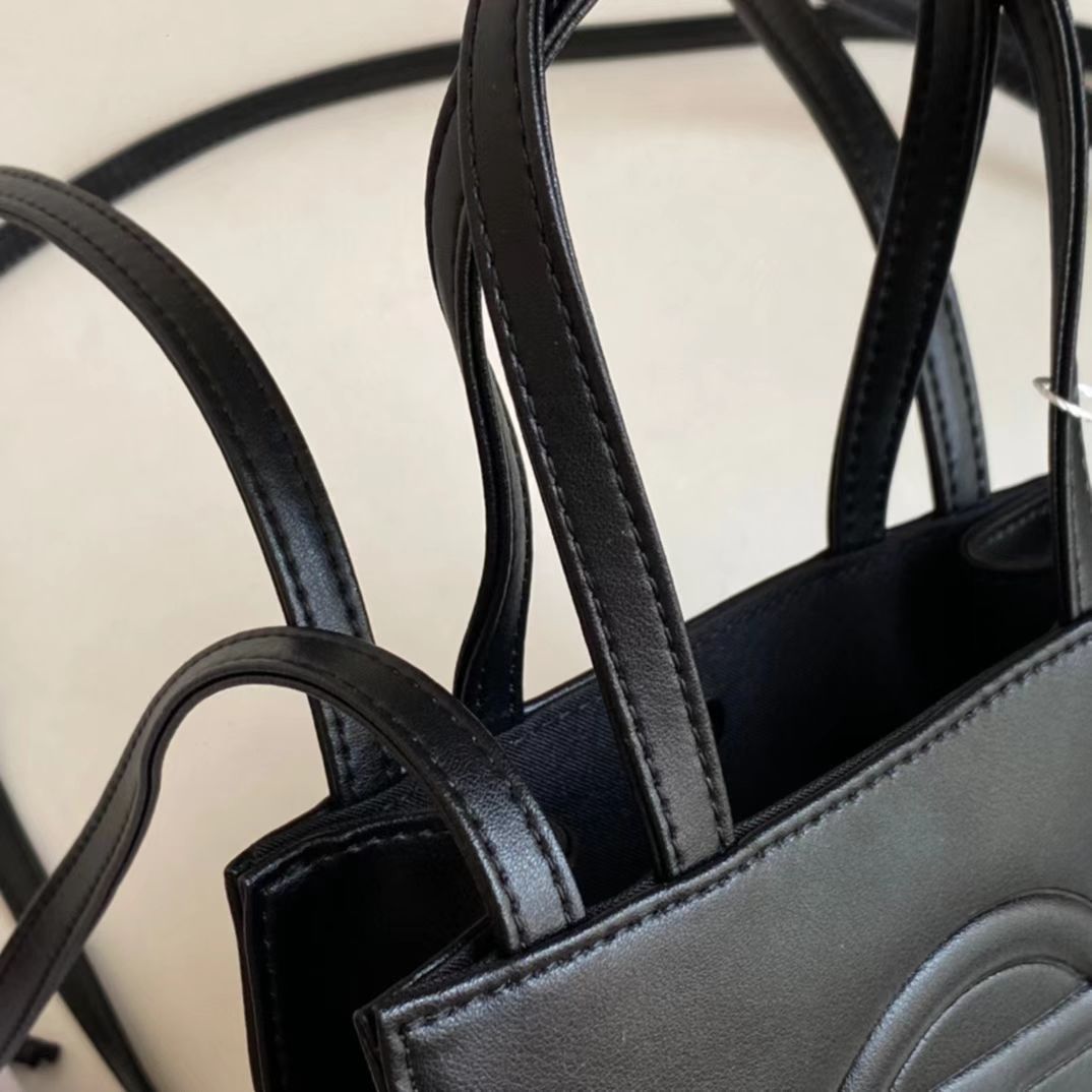 Dolce & Gabbana Small Black Shopping Bag(17-14-8) - DopestKickz