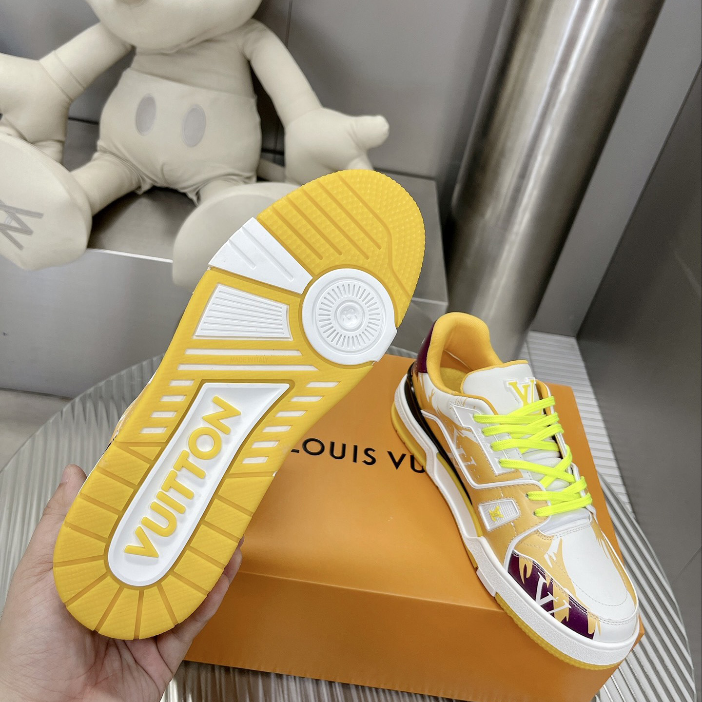 Louis Vuitton LV  Trainer Sneaker      - DopestKickz