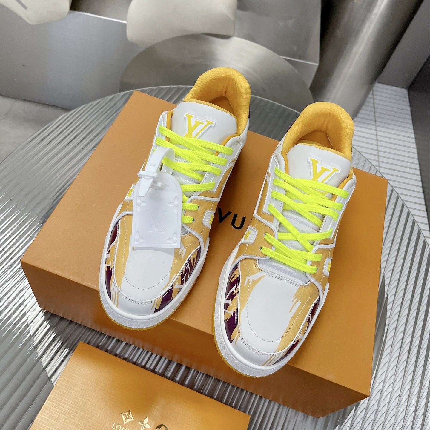 Louis Vuitton LV  Trainer Sneaker      - DopestKickz