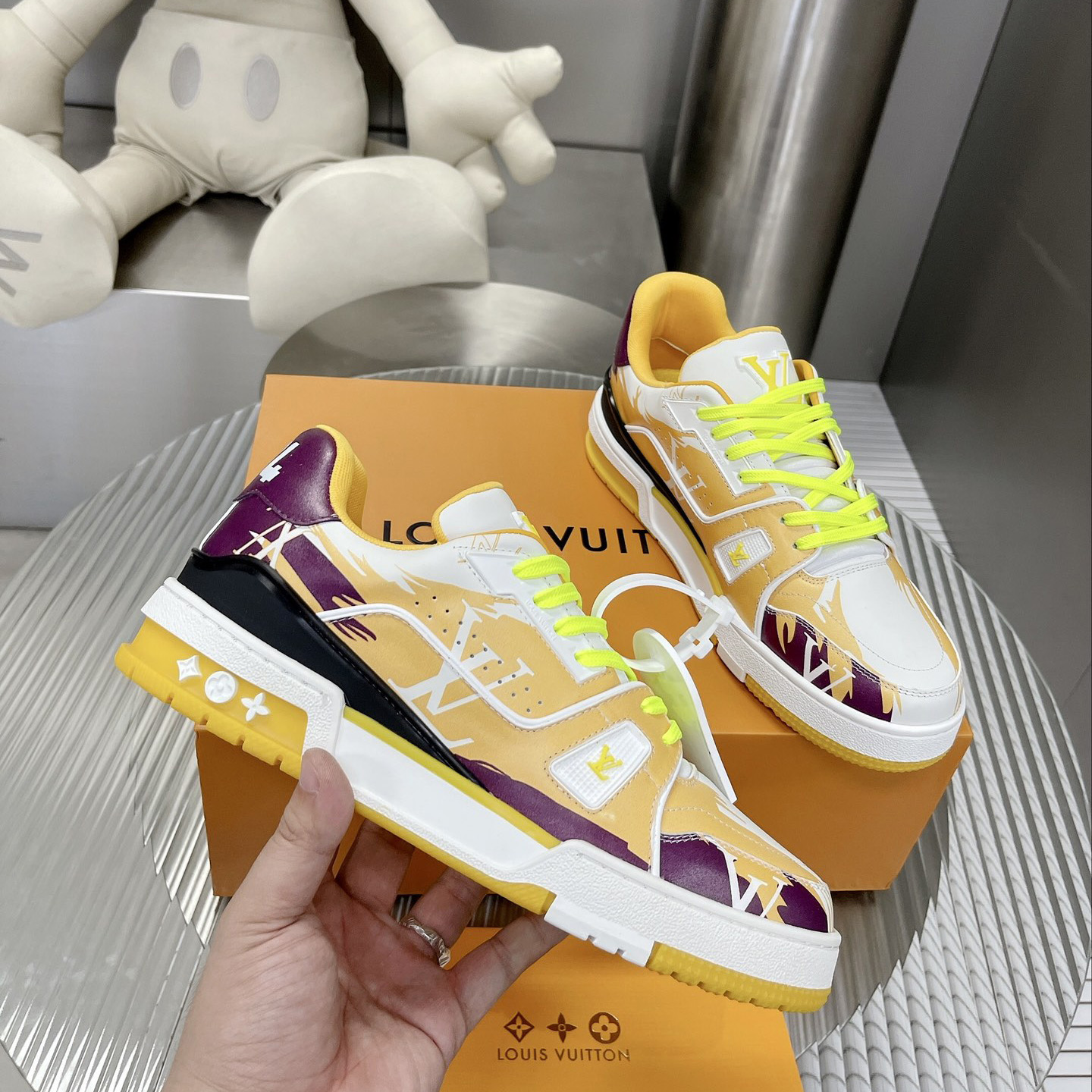 Louis Vuitton LV  Trainer Sneaker      - DopestKickz