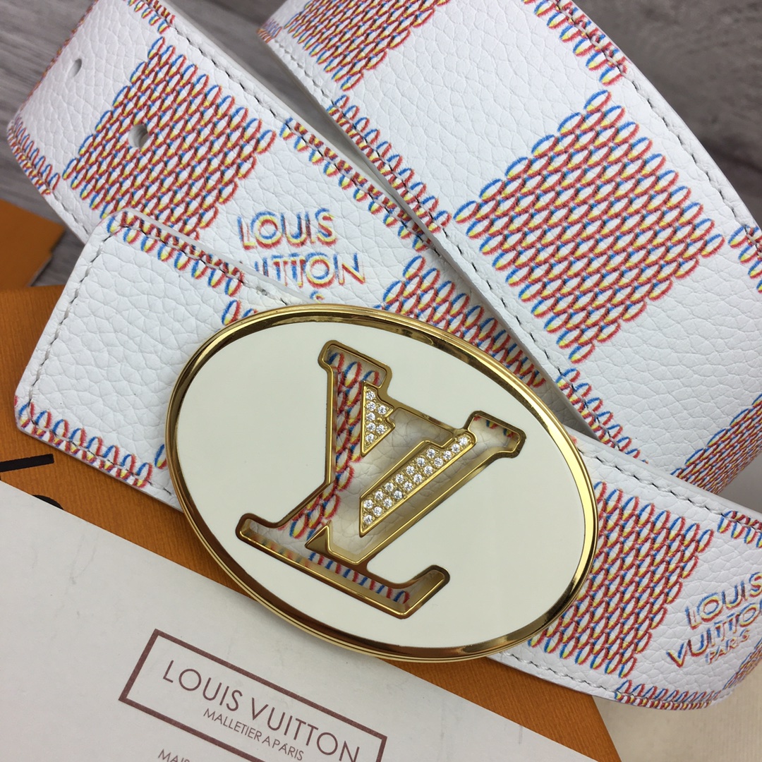 Louis Vuitton LV Optic 40MM Reversible Belt   M0556S - DopestKickz