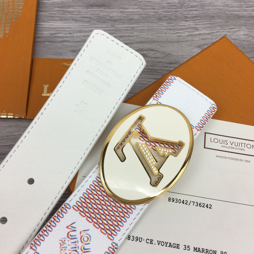 Louis Vuitton LV Optic 40MM Reversible Belt   M0556S - DopestKickz