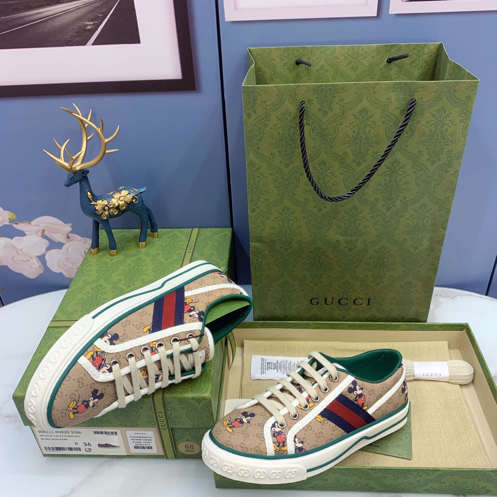 Gucci x Disney Mickey Mouse Sneakers - DopestKickz