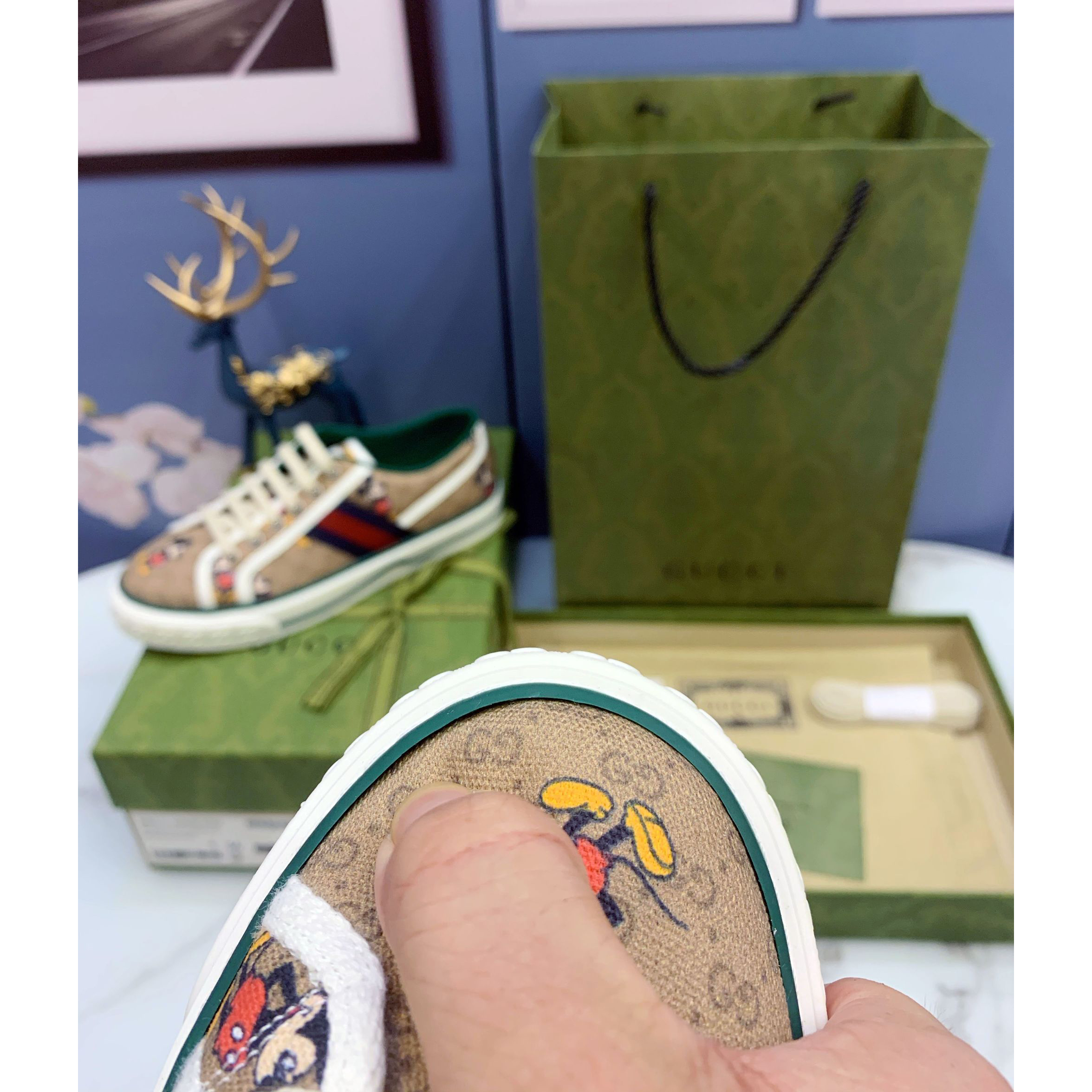 Gucci x Disney Mickey Mouse Sneakers - DopestKickz