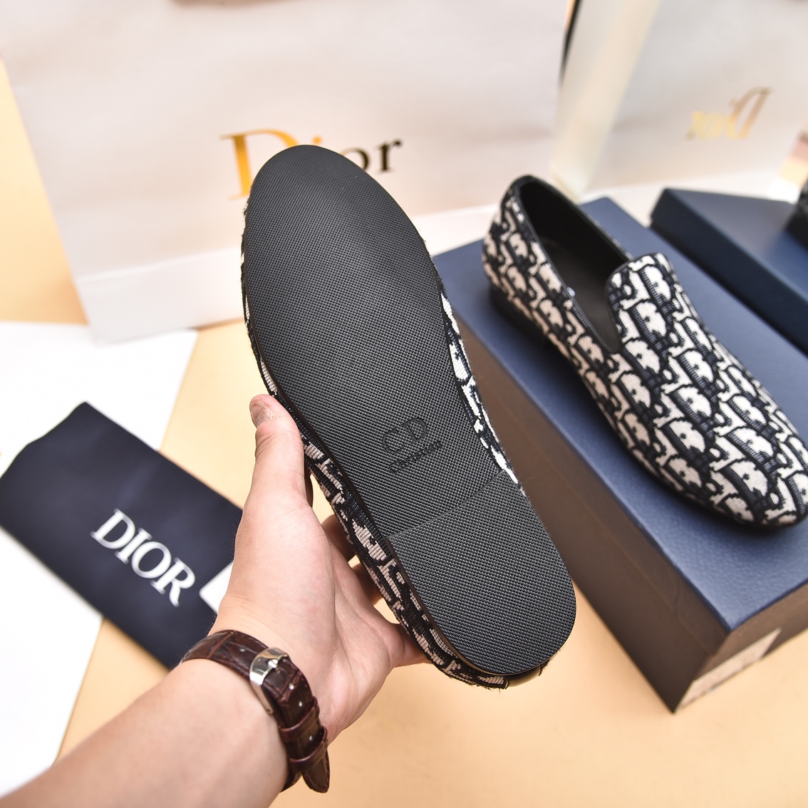 Dior Obique Jacquard Loafer - DopestKickz