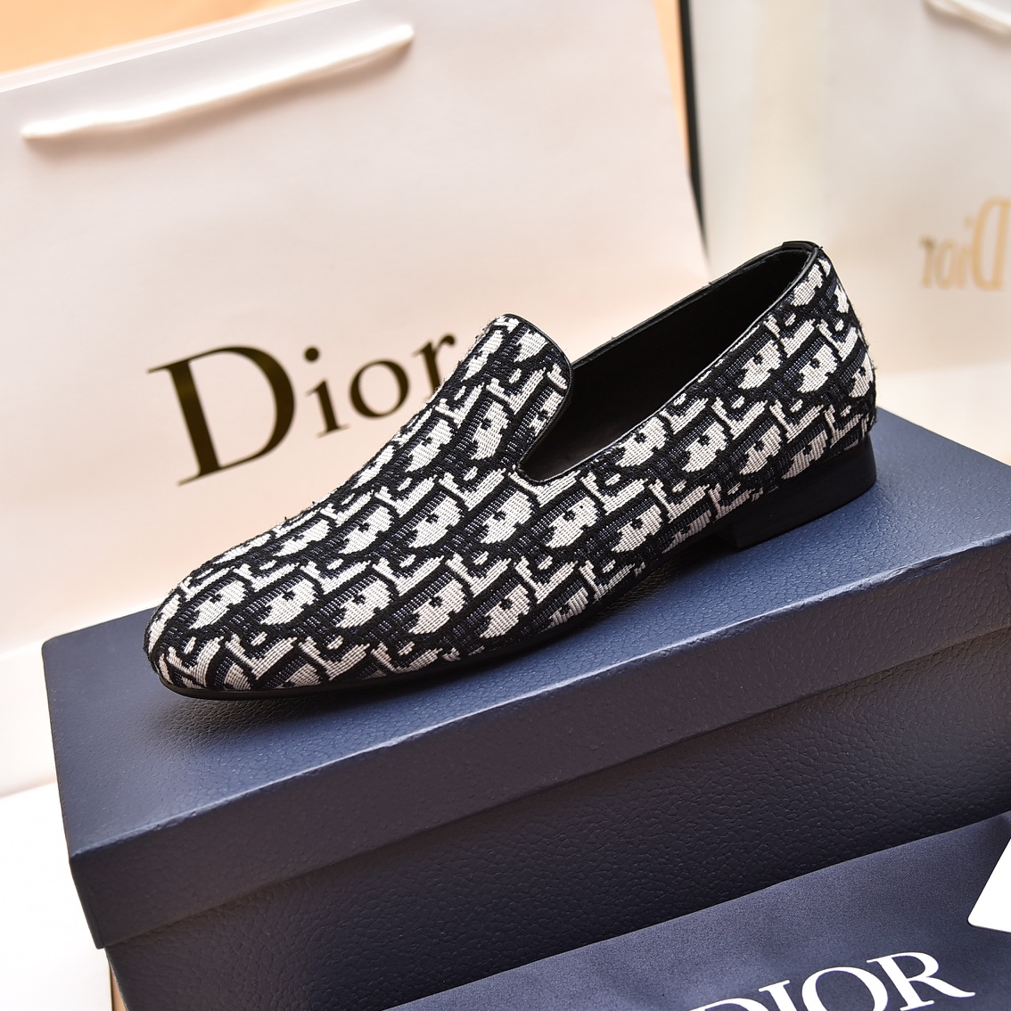 Dior Obique Jacquard Loafer - DopestKickz