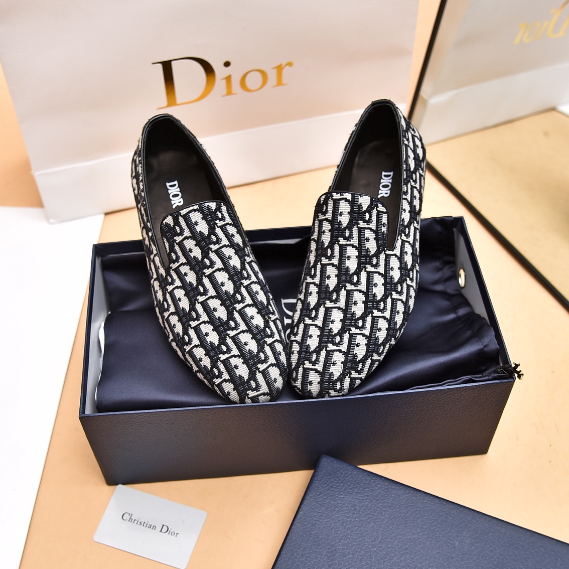 Dior Obique Jacquard Loafer - DopestKickz