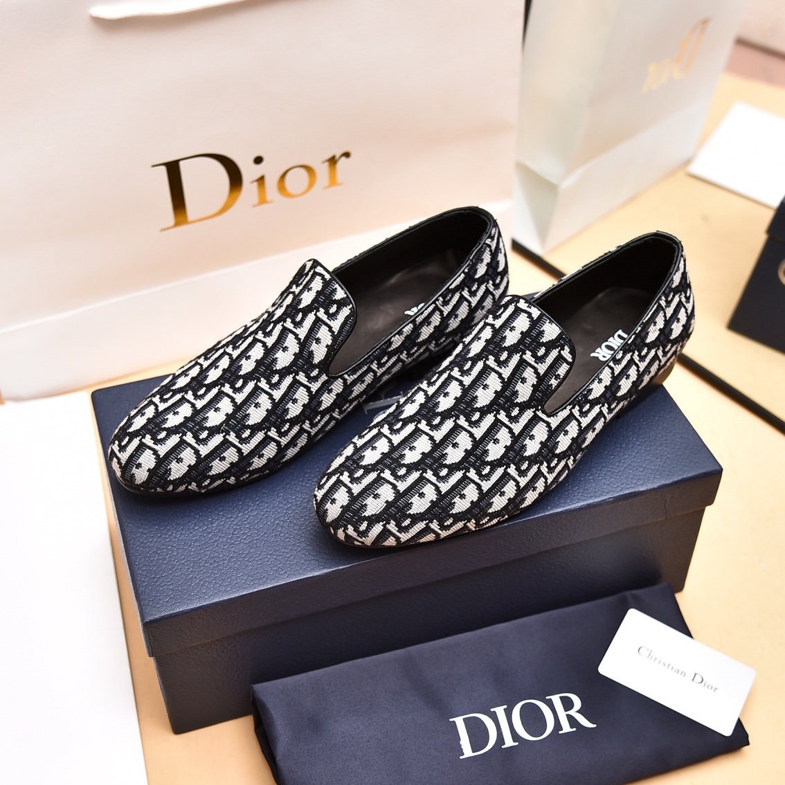 Dior Obique Jacquard Loafer - DopestKickz