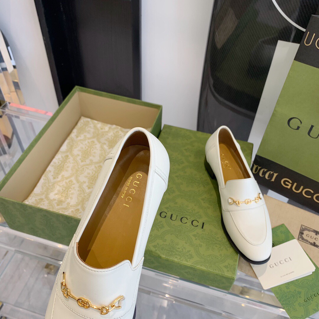 Gucci Women's Loafer With Horsebit - DopestKickz