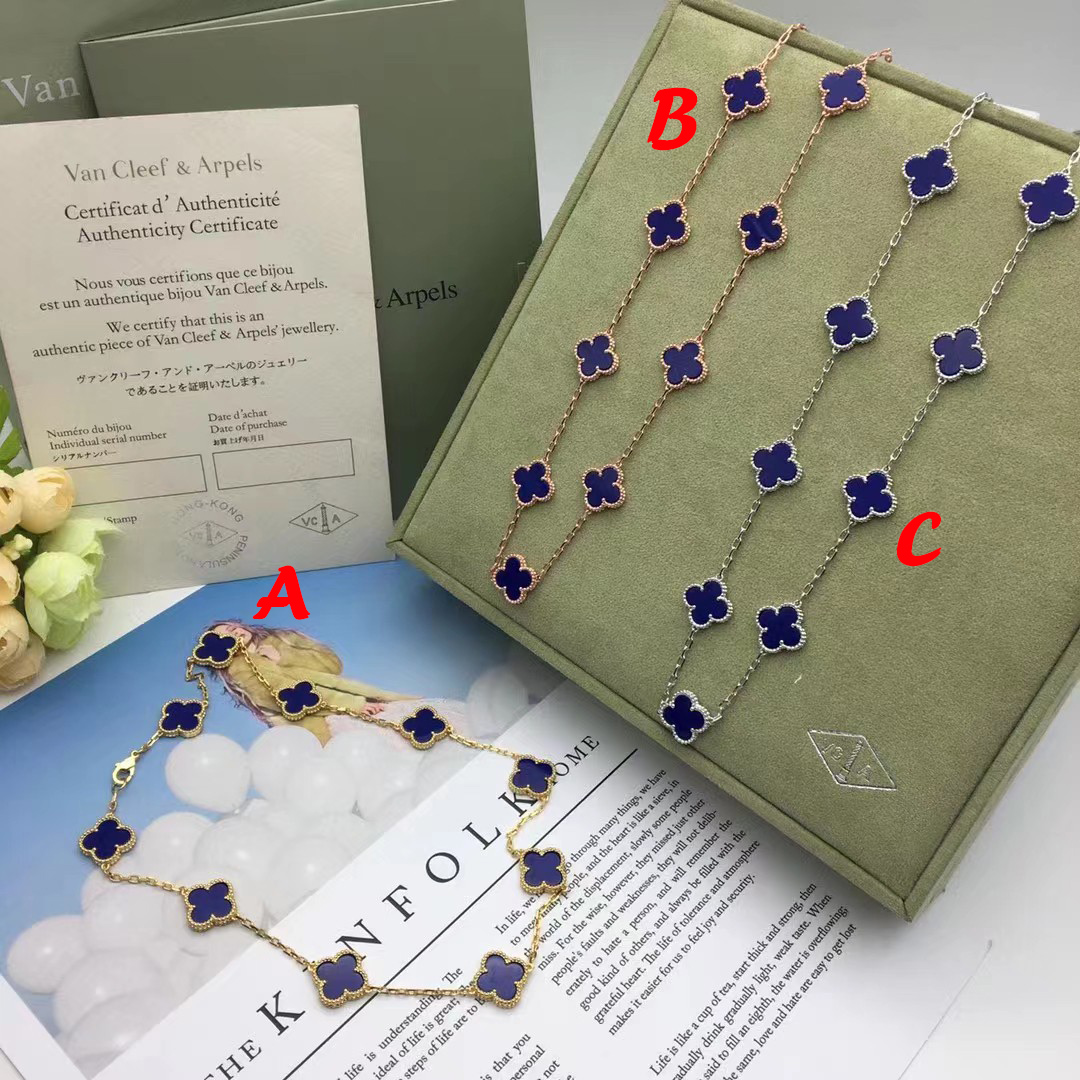 Van Cleef & Arpels Vintage Alhambra Necklace 10 Motifs - DopestKickz