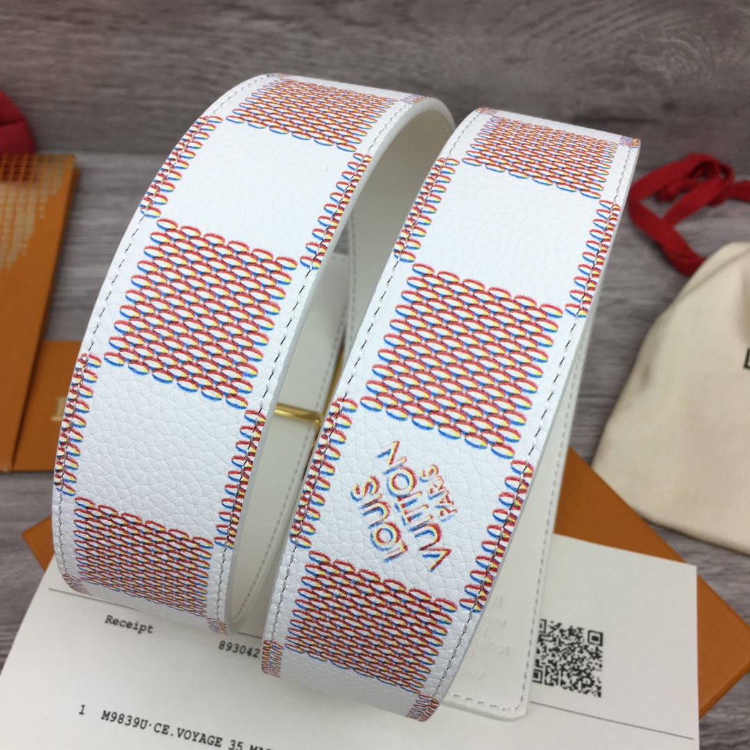 Louis Vuitton LV Optic 40MM Reversible Belt   M0556S - DopestKickz