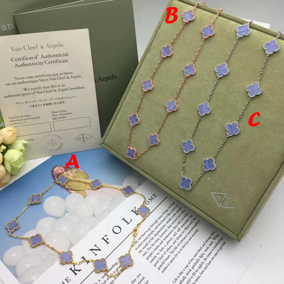 Van Cleef & Arpels Vintage Alhambra Necklace 10 Motifs - DopestKickz