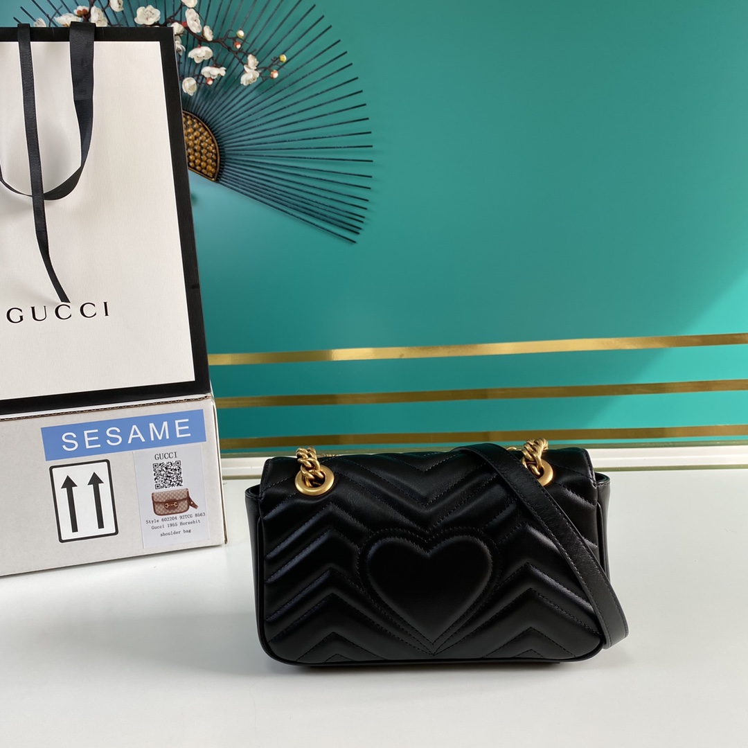 Gucci GG Marmont Matelassé Mini Bag 23-14-6CM - DopestKickz