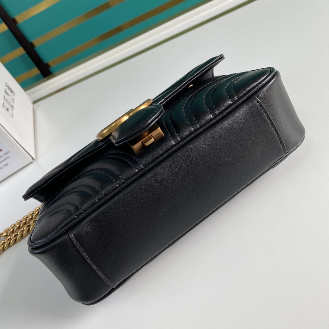 Gucci GG Marmont Matelassé Mini Bag 23-14-6CM - DopestKickz