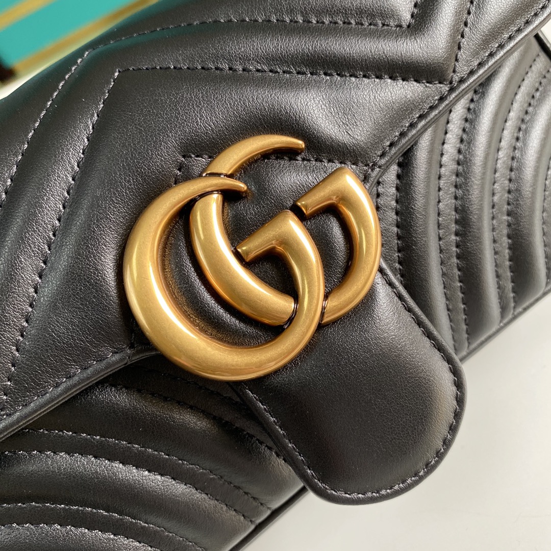 Gucci GG Marmont Matelassé Mini Bag 23-14-6CM - DopestKickz