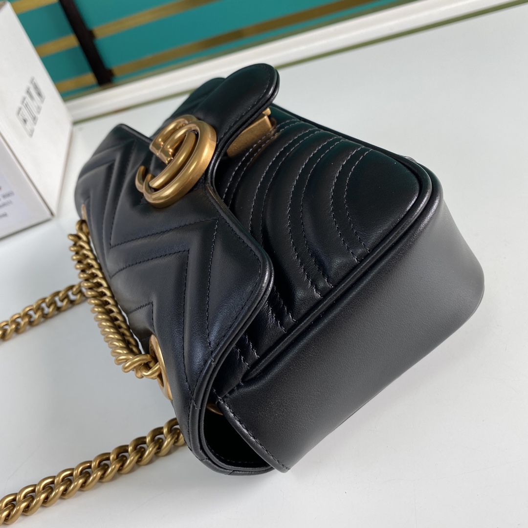 Gucci GG Marmont Matelassé Mini Bag 23-14-6CM - DopestKickz