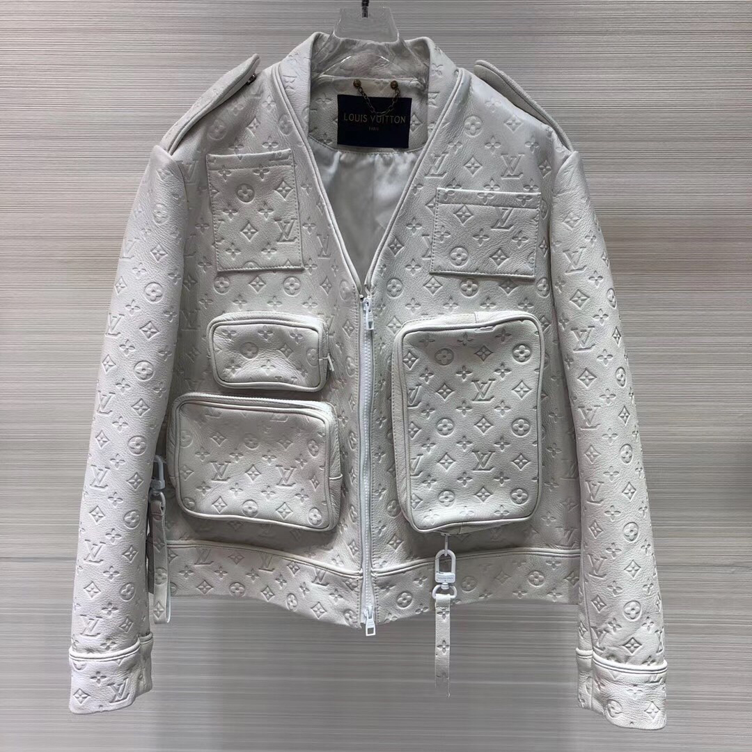 Louis Vuitton Monogram Embossed Utility Jacket - DopestKickz