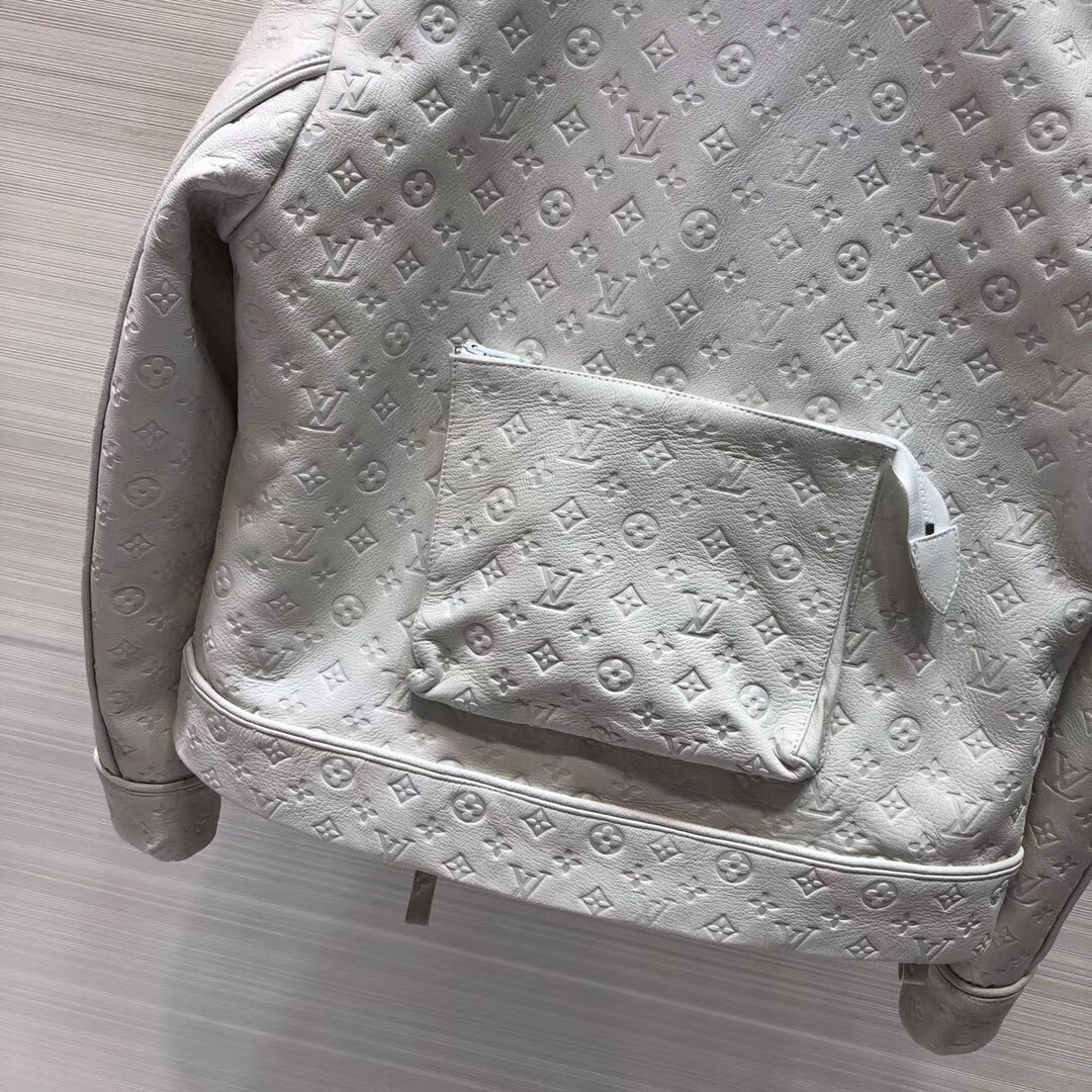Louis Vuitton Monogram Embossed Utility Jacket - DopestKickz