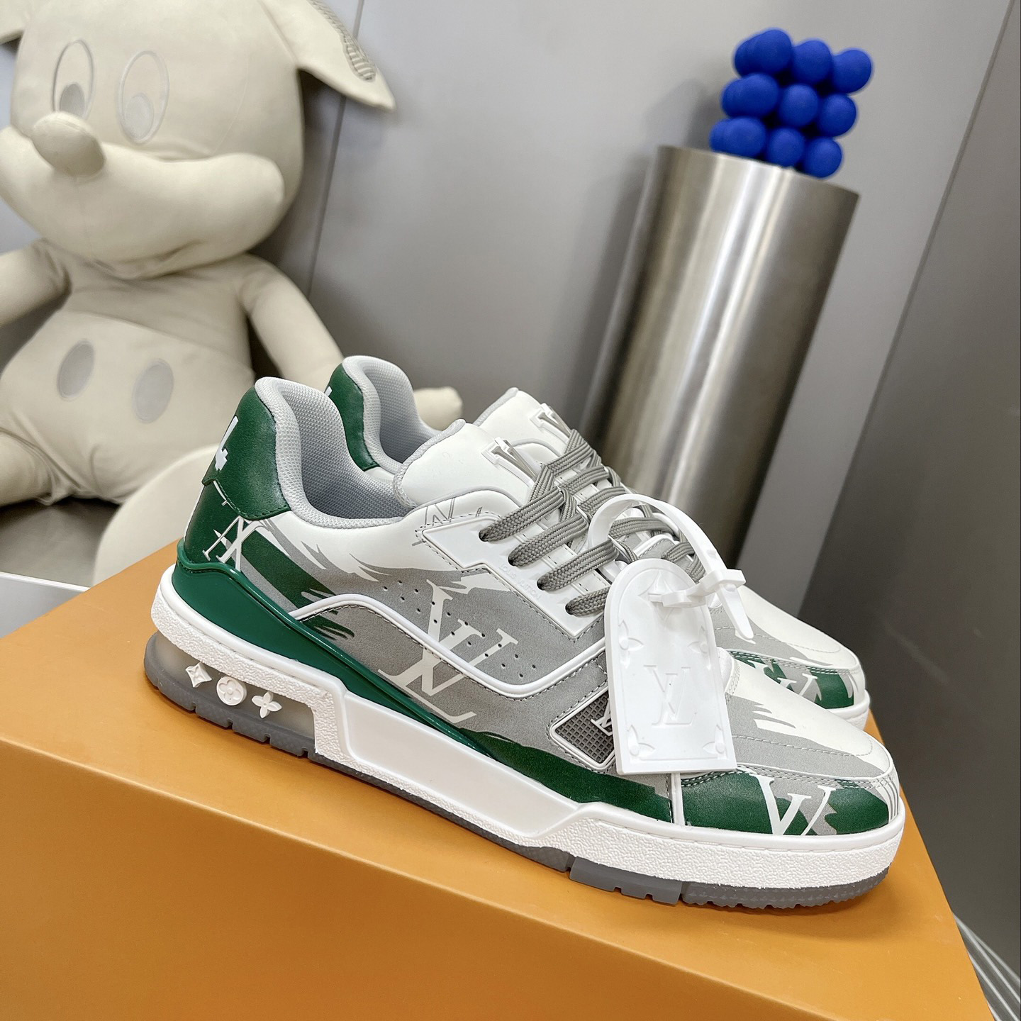 Louis Vuitton LV  Trainer Sneaker      - DopestKickz