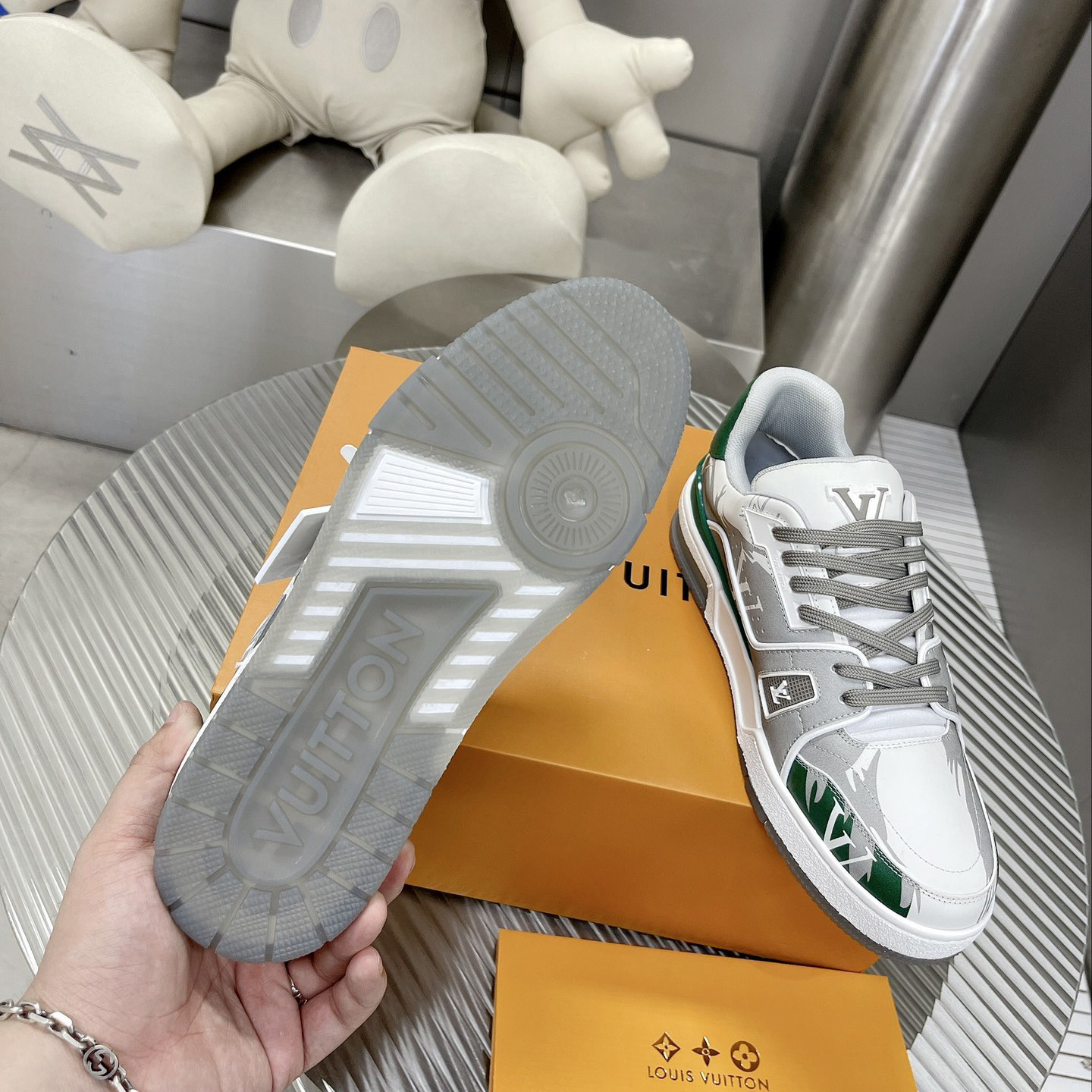 Louis Vuitton LV  Trainer Sneaker      - DopestKickz
