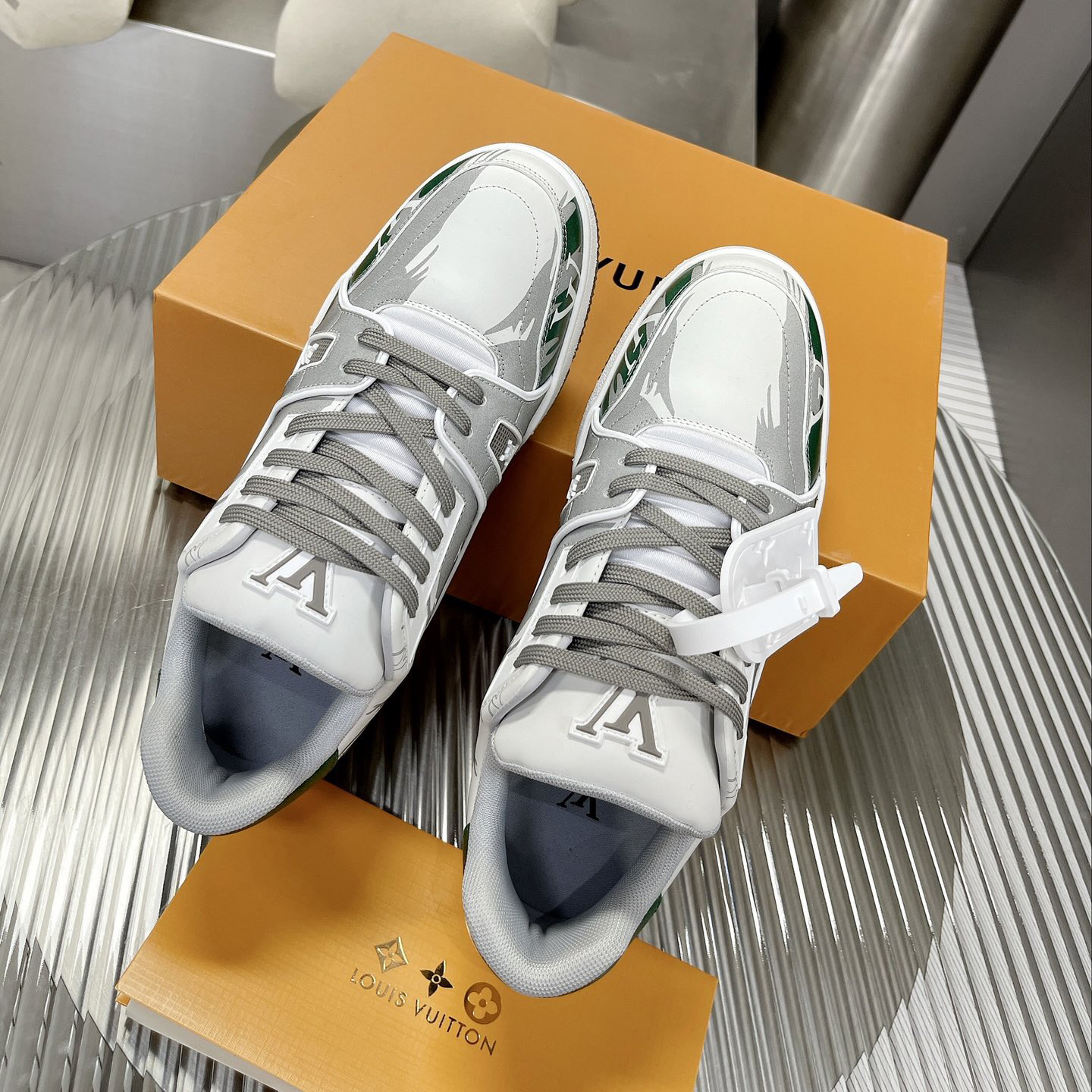 Louis Vuitton LV  Trainer Sneaker      - DopestKickz