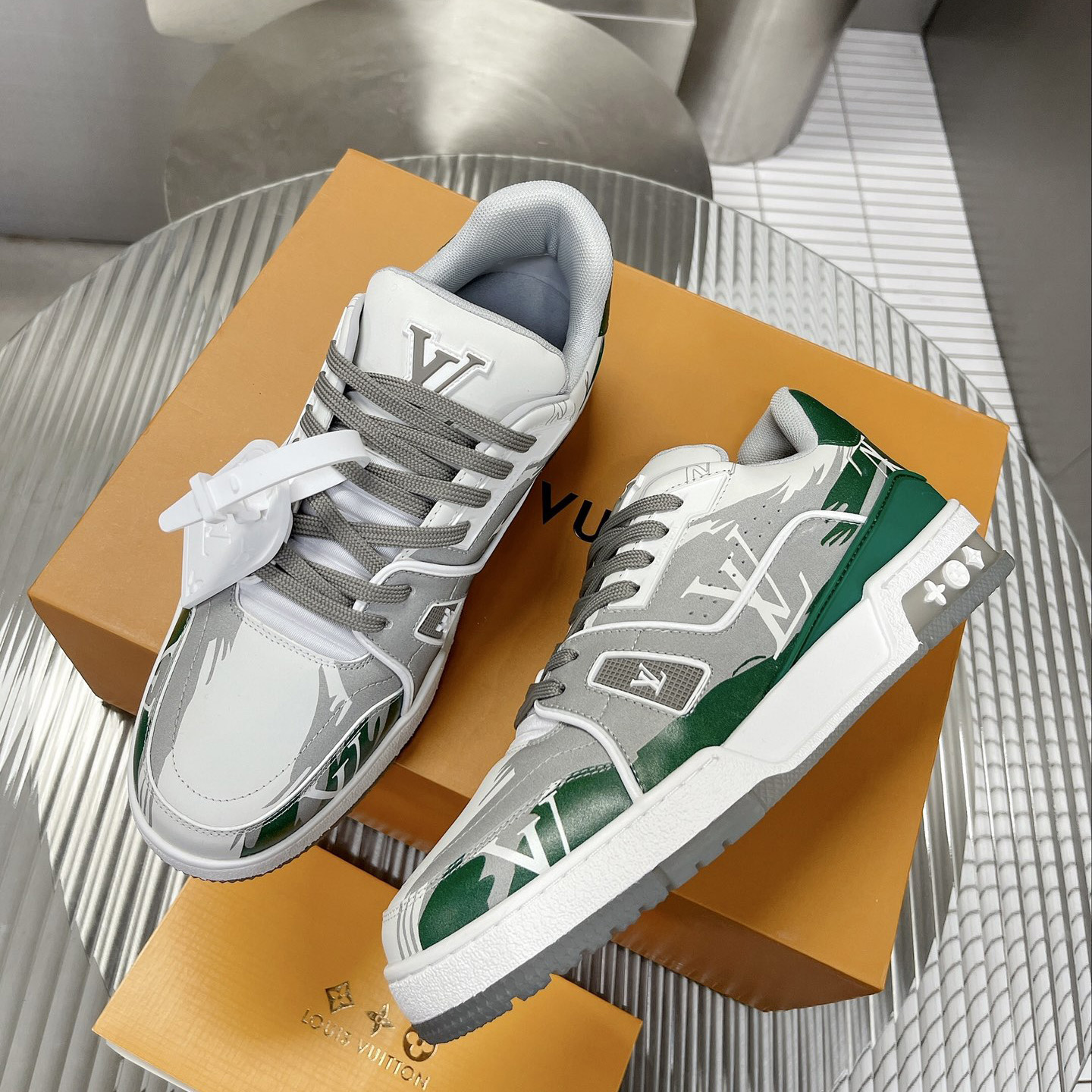 Louis Vuitton LV  Trainer Sneaker      - DopestKickz