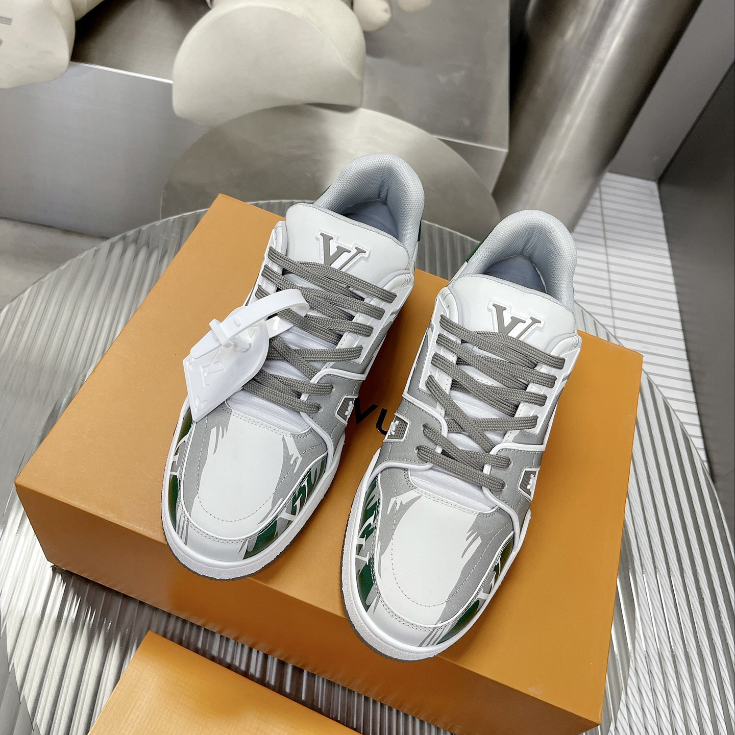 Louis Vuitton LV  Trainer Sneaker      - DopestKickz