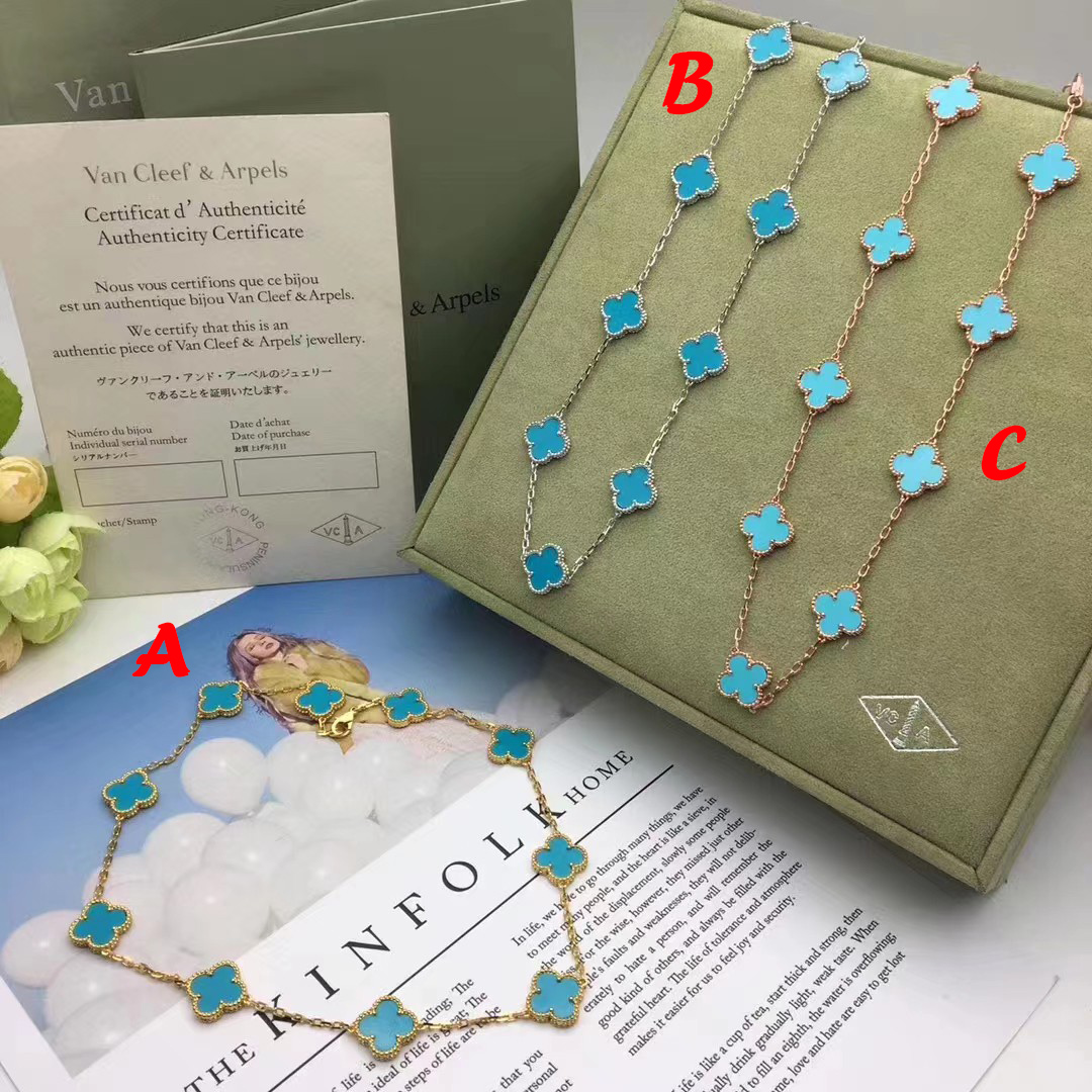 Van Cleef & Arpels Vintage Alhambra Necklace 10 Motifs - DopestKickz