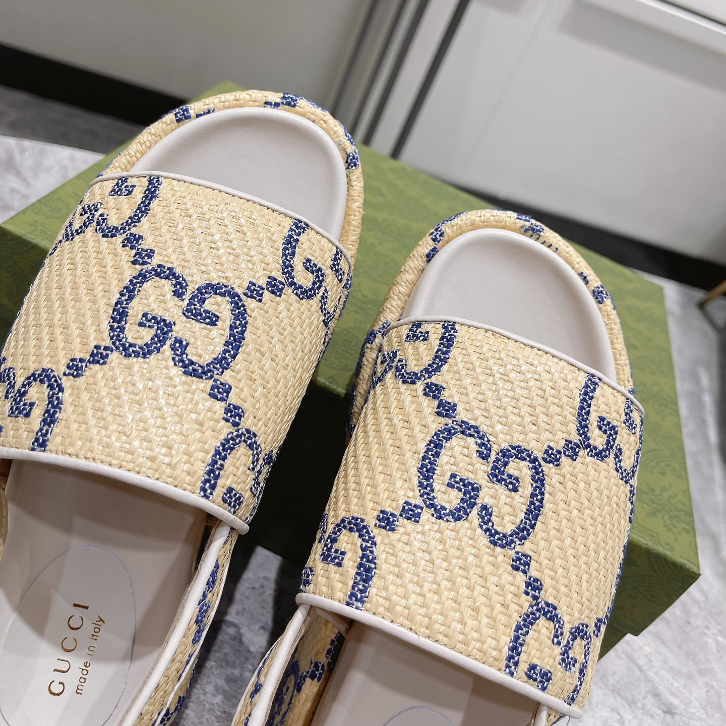 Gucci GG Platform Sandal - DopestKickz