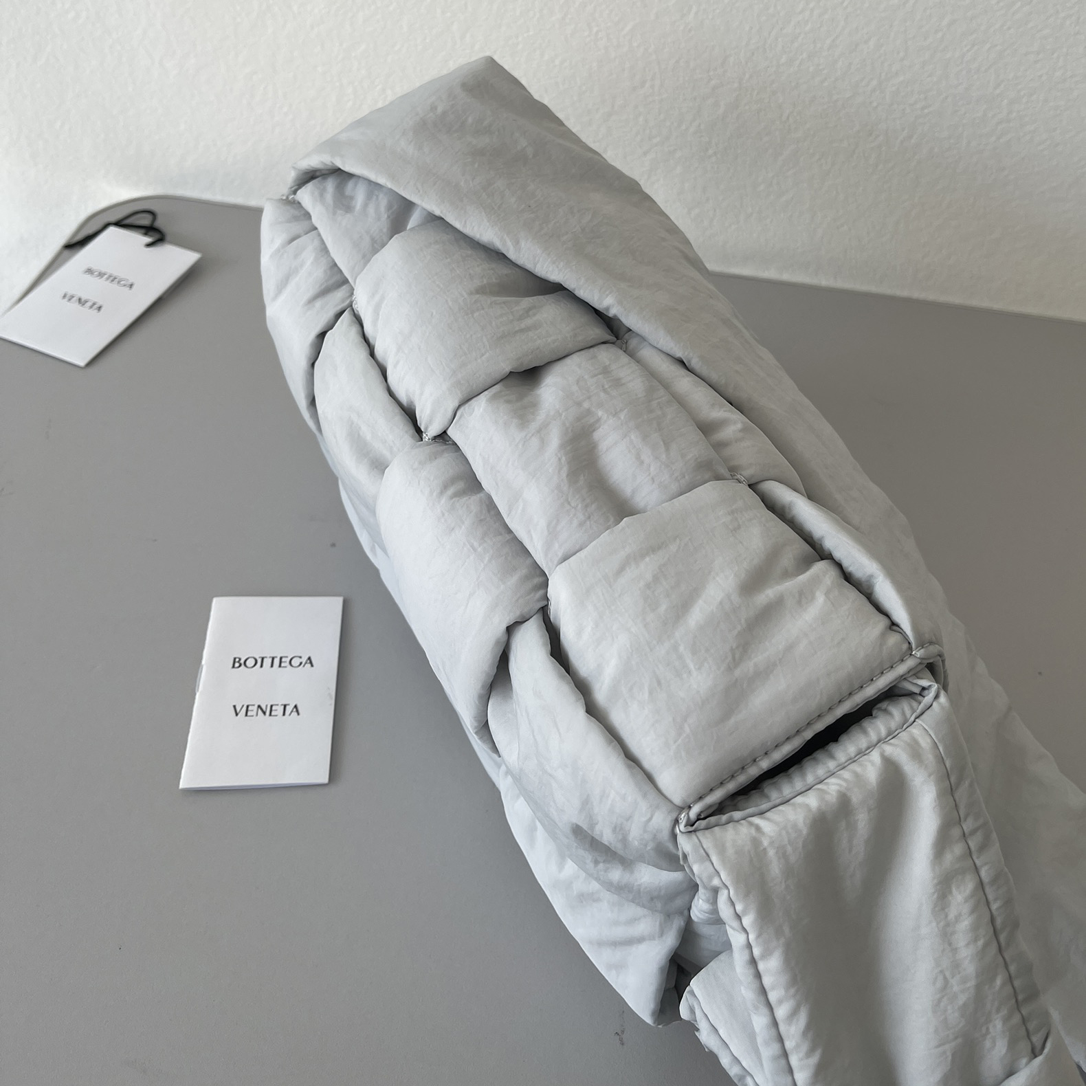 Bottega Veneta Padded Tech Cassette Padded Intreccio Nylon Cross-Body Bag(30-15-7.5cm) - DopestKickz