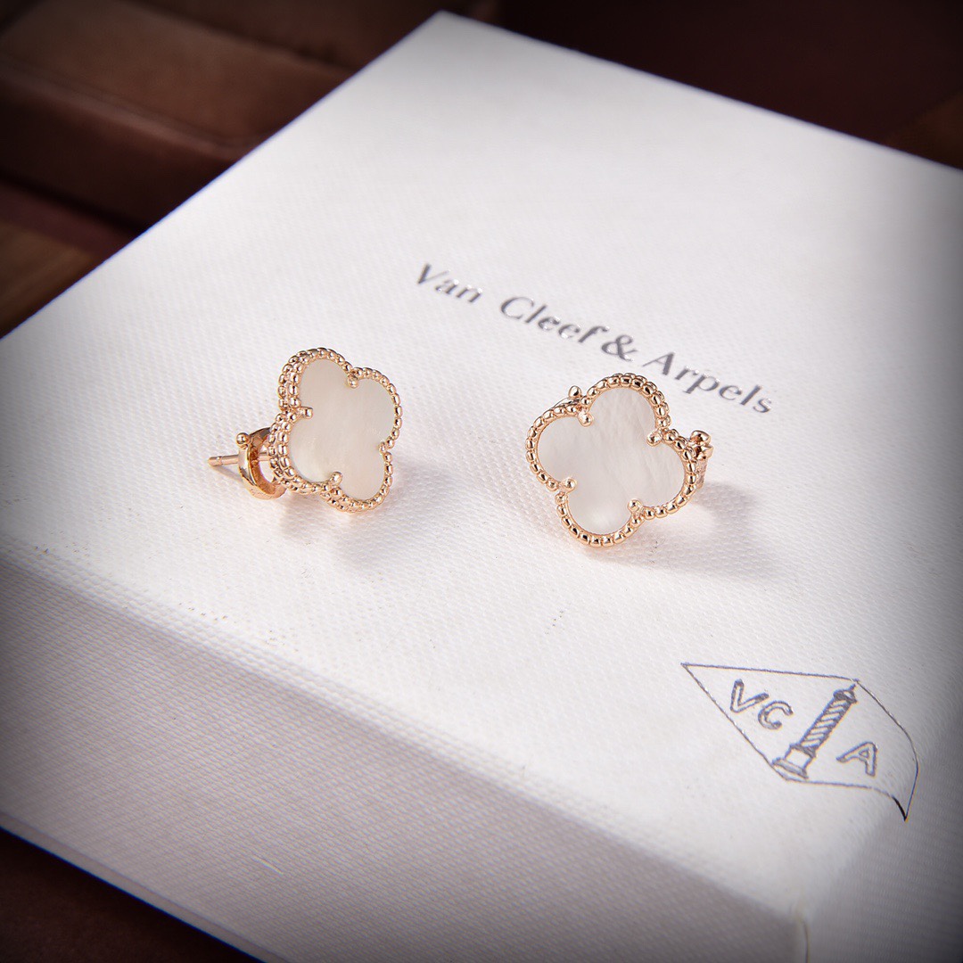 Van Cleef & Arpels Vintage Alhambra Earrings - DopestKickz