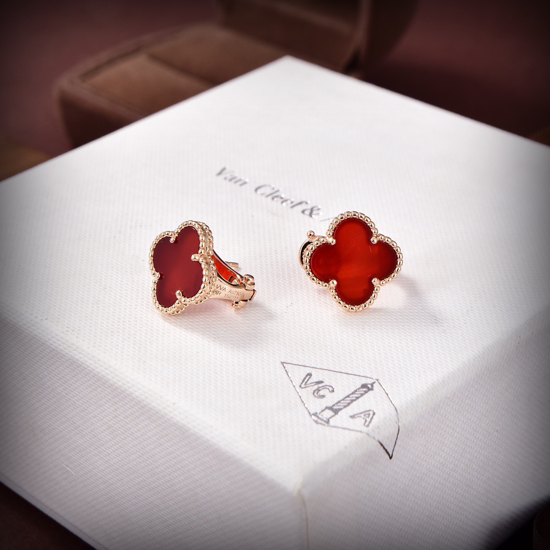 Van Cleef & Arpels Vintage Alhambra Earrings - DopestKickz